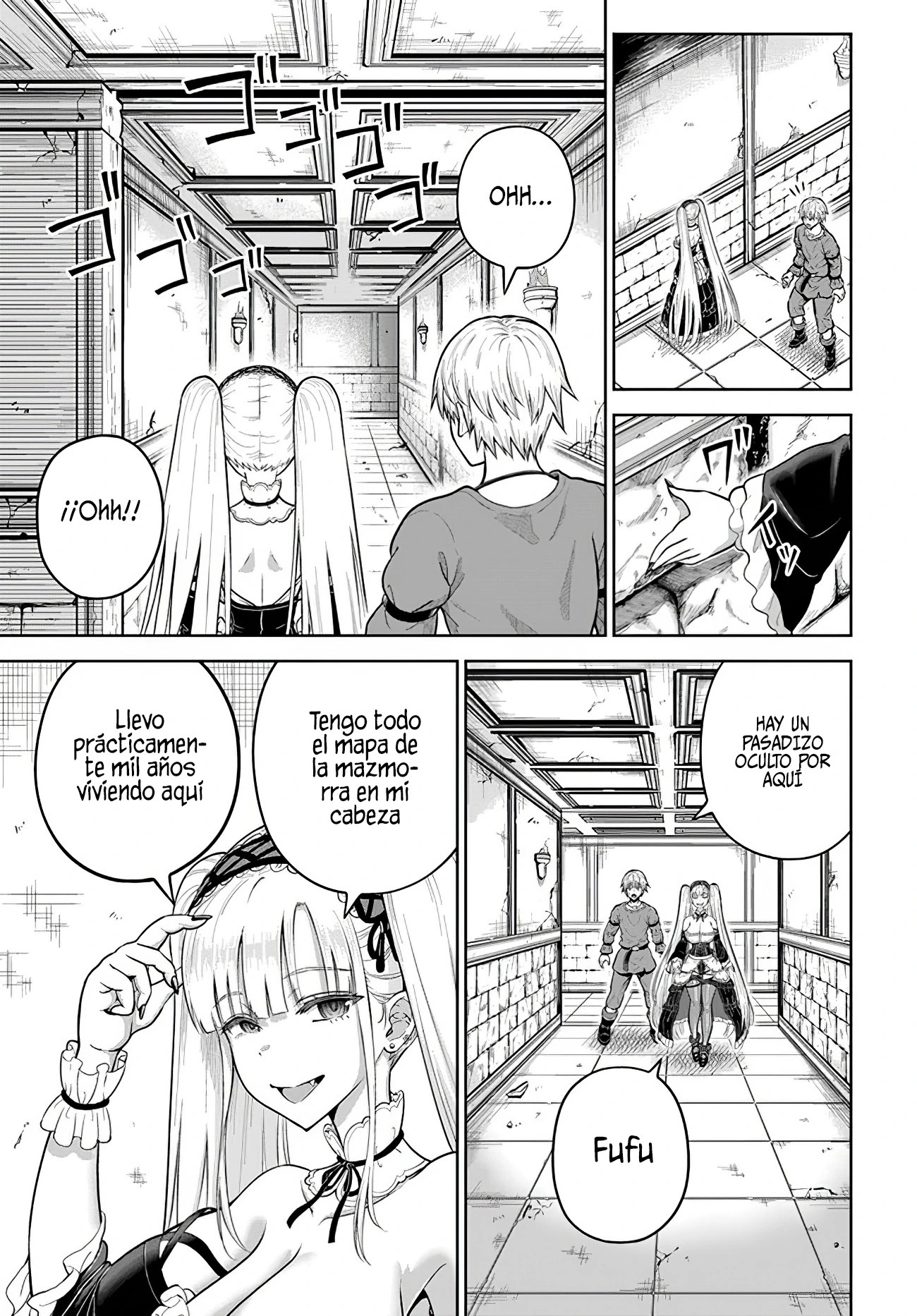 Dungeon ni Hisomu Yandere na Kanojo ni Ore wa Nando mo Korosareru Capítulo 10.1 - Página 9 en español