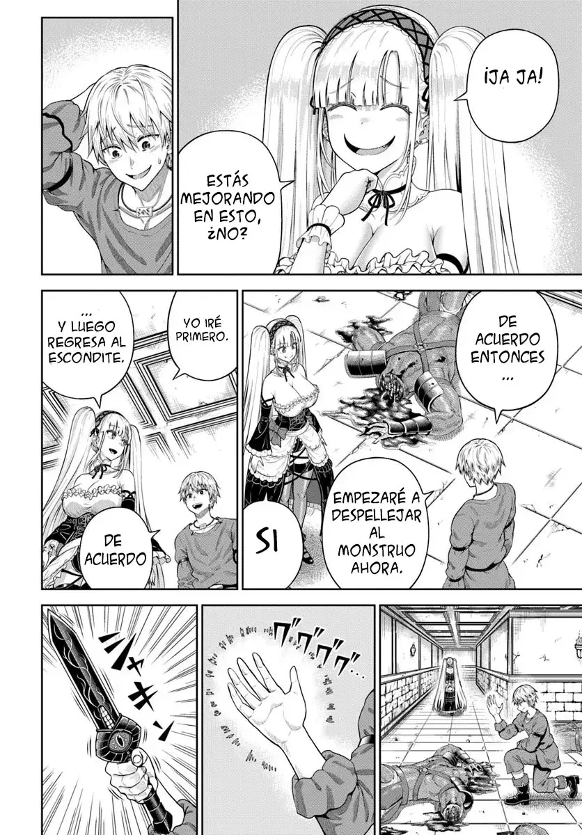 Dungeon ni Hisomu Yandere na Kanojo ni Ore wa Nando mo Korosareru Capítulo 12.1 - Página 6 en español