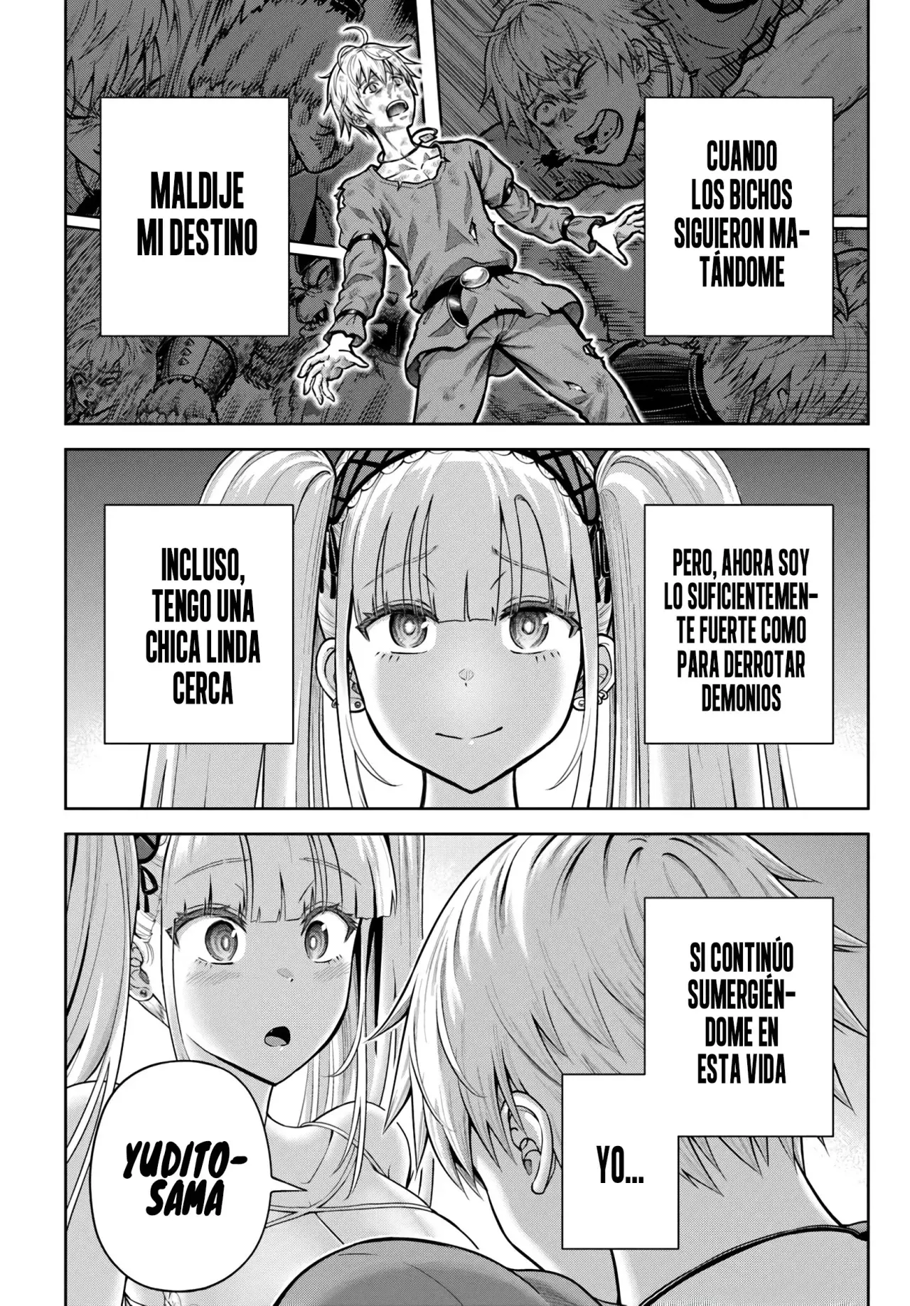Dungeon ni Hisomu Yandere na Kanojo ni Ore wa Nando mo Korosareru Capítulo 12.2 - Página 7 en español