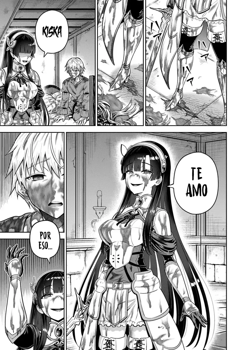 Dungeon ni Hisomu Yandere na Kanojo ni Ore wa Nando mo Korosareru Capítulo 13.1 - Página 10 en español