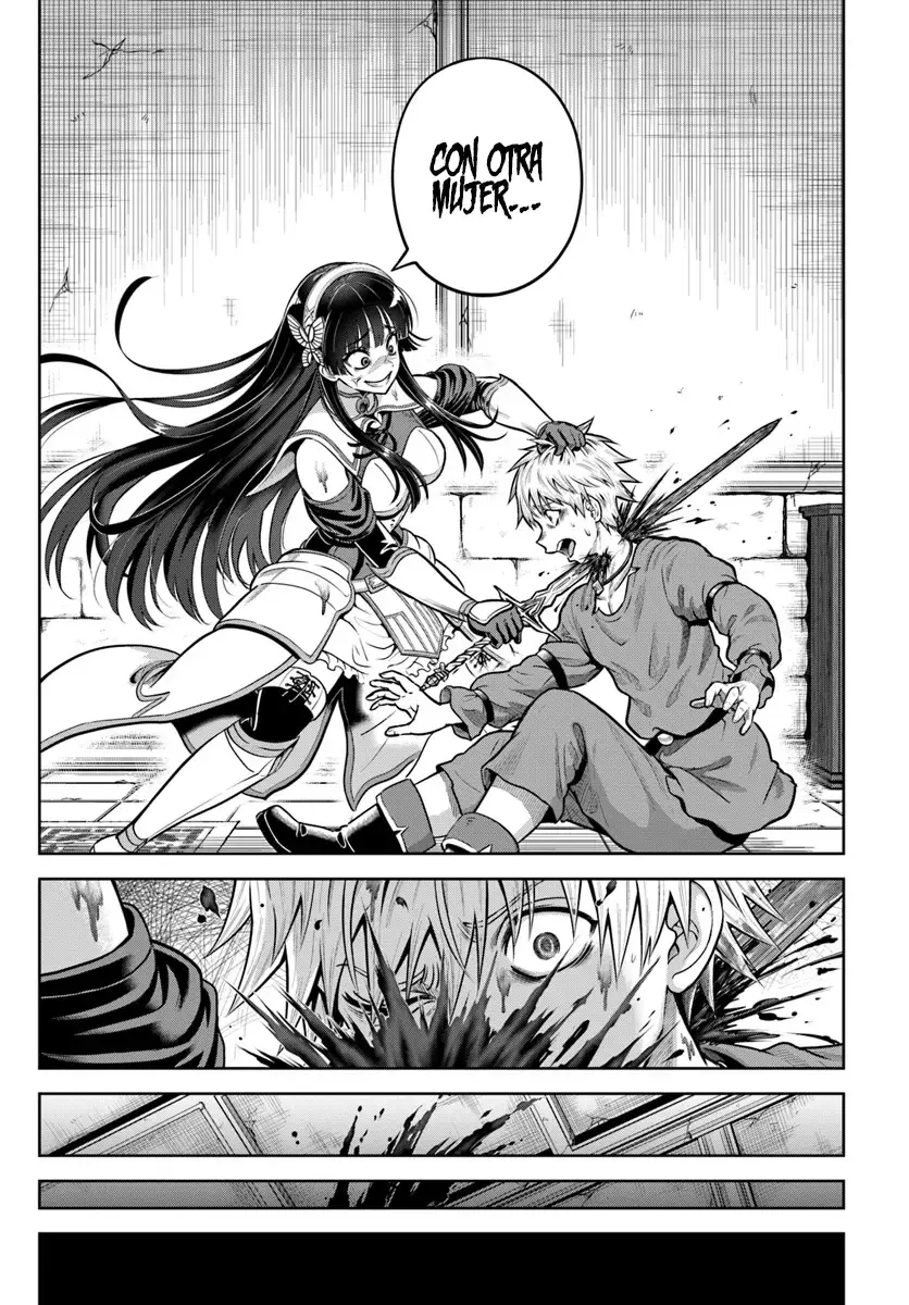 Dungeon ni Hisomu Yandere na Kanojo ni Ore wa Nando mo Korosareru Capítulo 13.2 - Página 14 en español