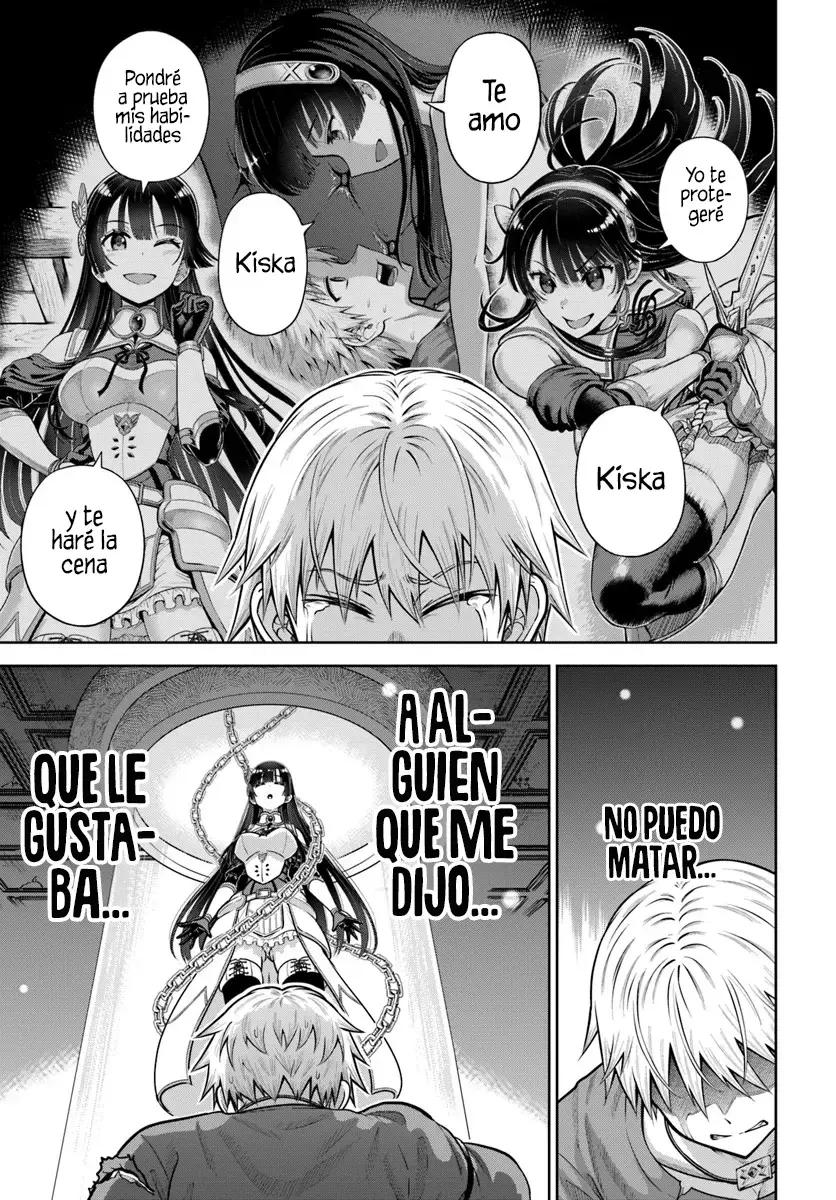 Dungeon ni Hisomu Yandere na Kanojo ni Ore wa Nando mo Korosareru Capítulo 17.1 - Página 14 en español