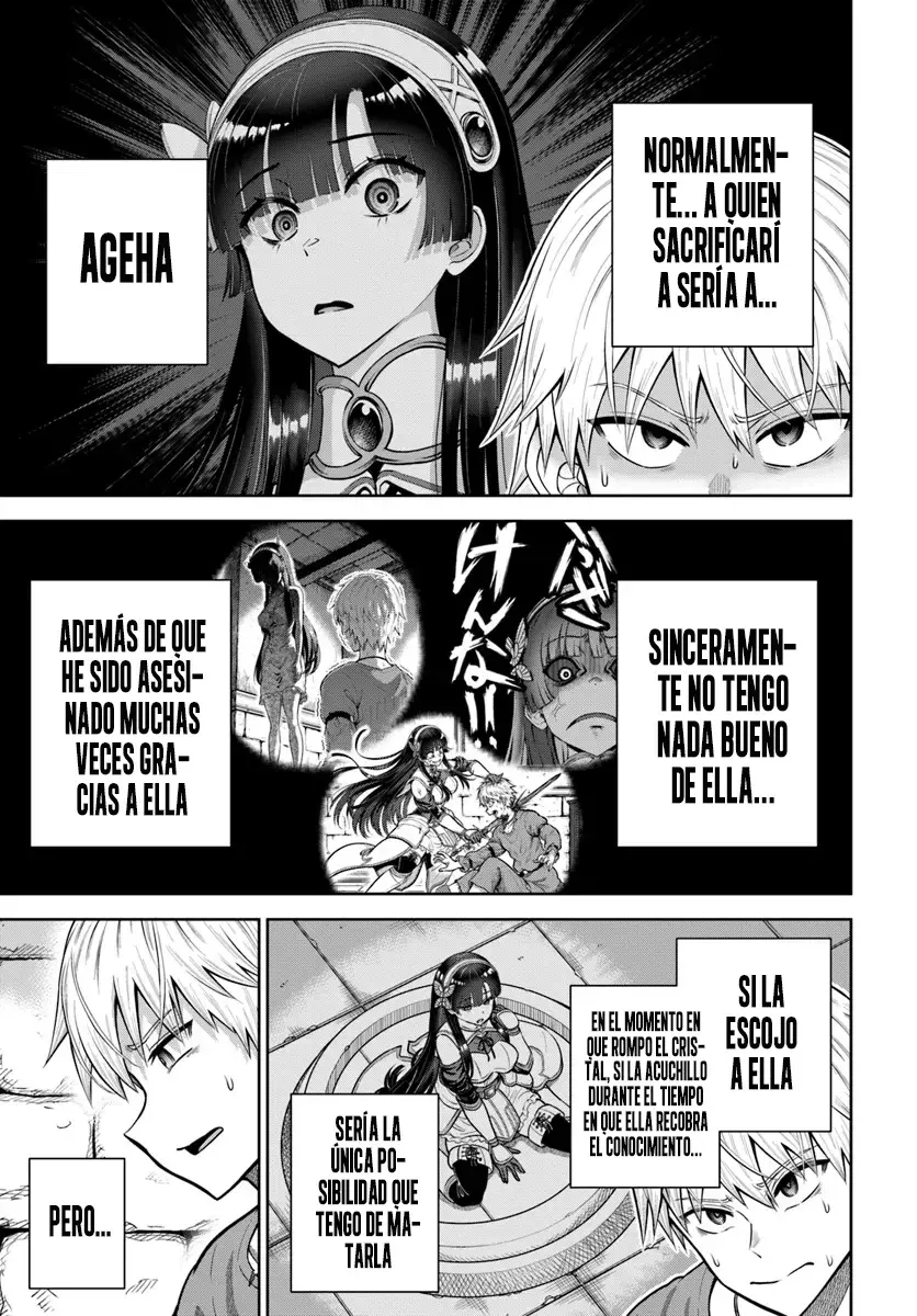 Dungeon ni Hisomu Yandere na Kanojo ni Ore wa Nando mo Korosareru Capítulo 17.1 - Página 4 en español