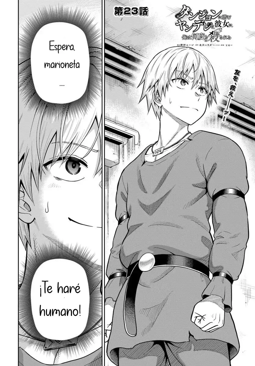 Dungeon ni Hisomu Yandere na Kanojo ni Ore wa Nando mo Korosareru Capítulo 23.1 - Página 3 en español