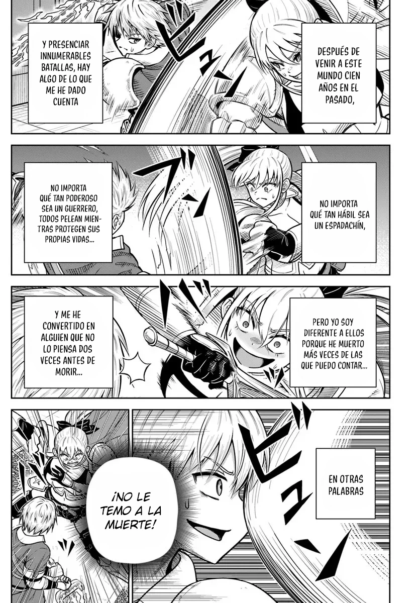 Dungeon ni Hisomu Yandere na Kanojo ni Ore wa Nando mo Korosareru Capítulo 33 - Página 18 en español