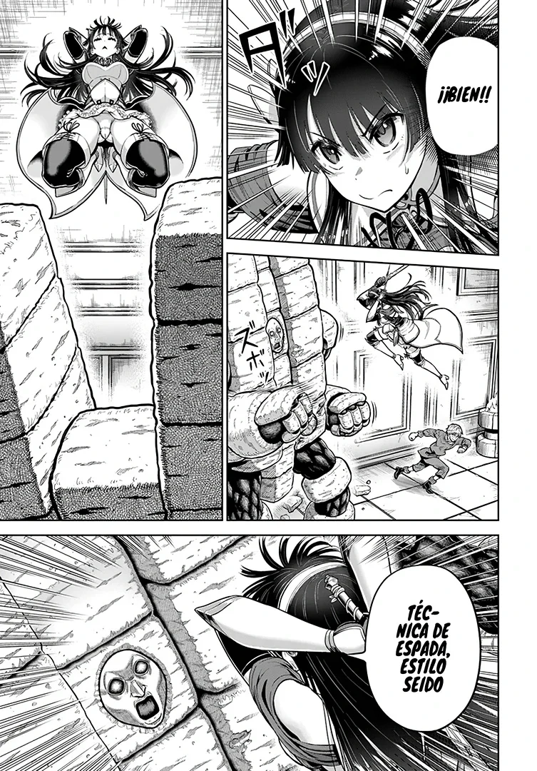 Dungeon ni Hisomu Yandere na Kanojo ni Ore wa Nando mo Korosareru Capítulo 4.2 - Página 18 en español