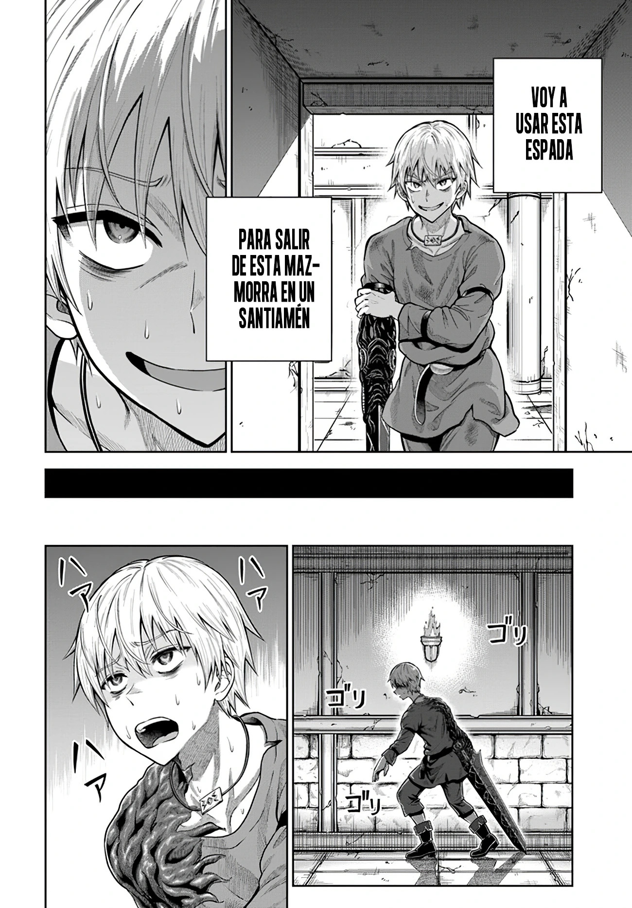 Dungeon ni Hisomu Yandere na Kanojo ni Ore wa Nando mo Korosareru Capítulo 7.2 - Página 13 en español