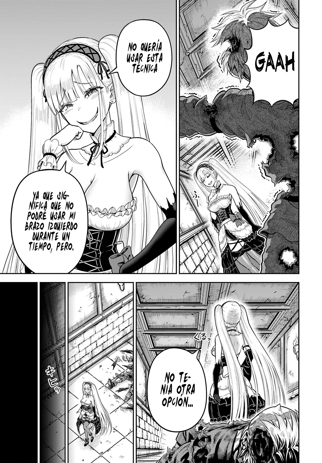 Dungeon ni Hisomu Yandere na Kanojo ni Ore wa Nando mo Korosareru Capítulo 8.1 - Página 14 en español