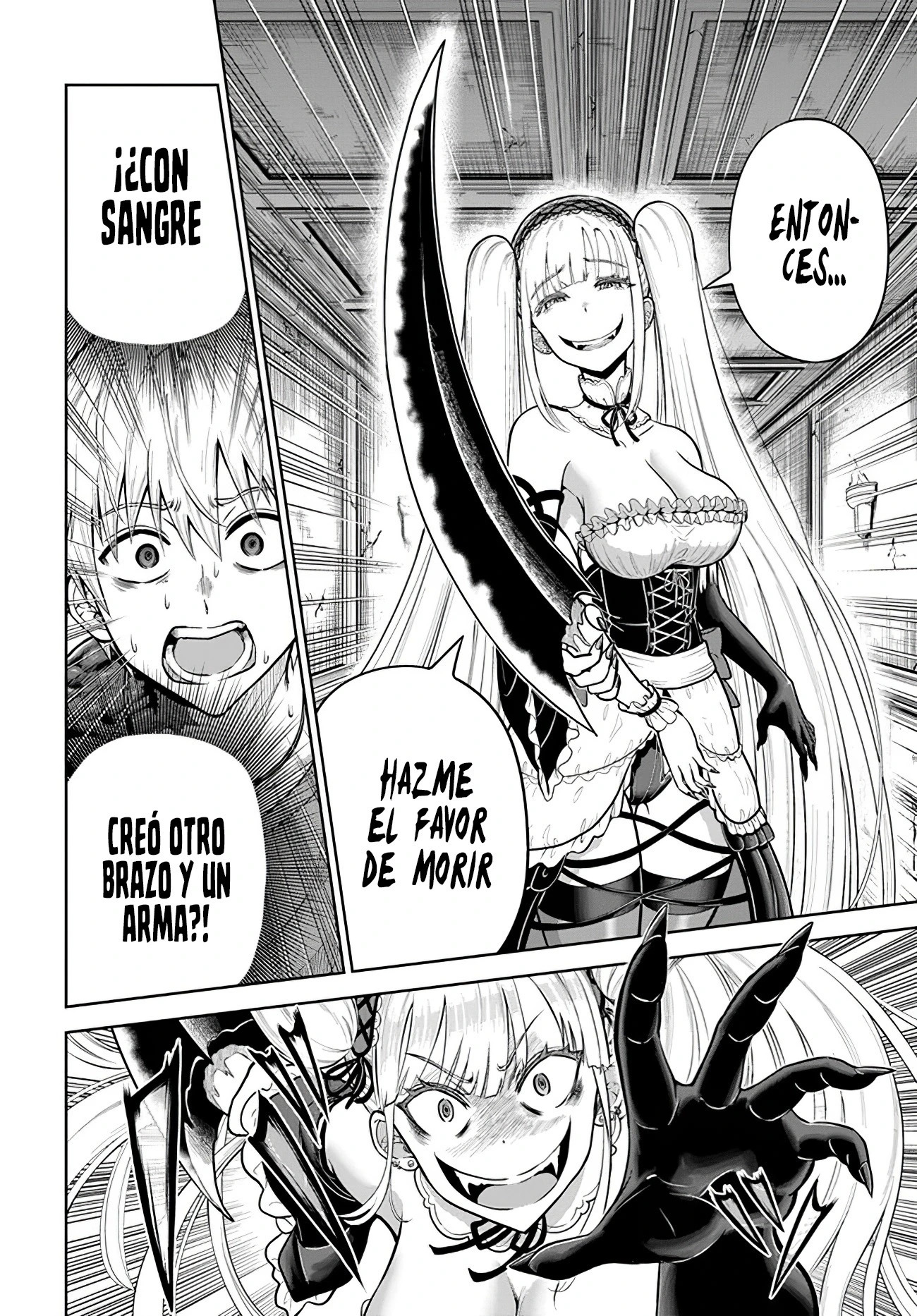 Dungeon ni Hisomu Yandere na Kanojo ni Ore wa Nando mo Korosareru Capítulo 8.1 - Página 9 en español