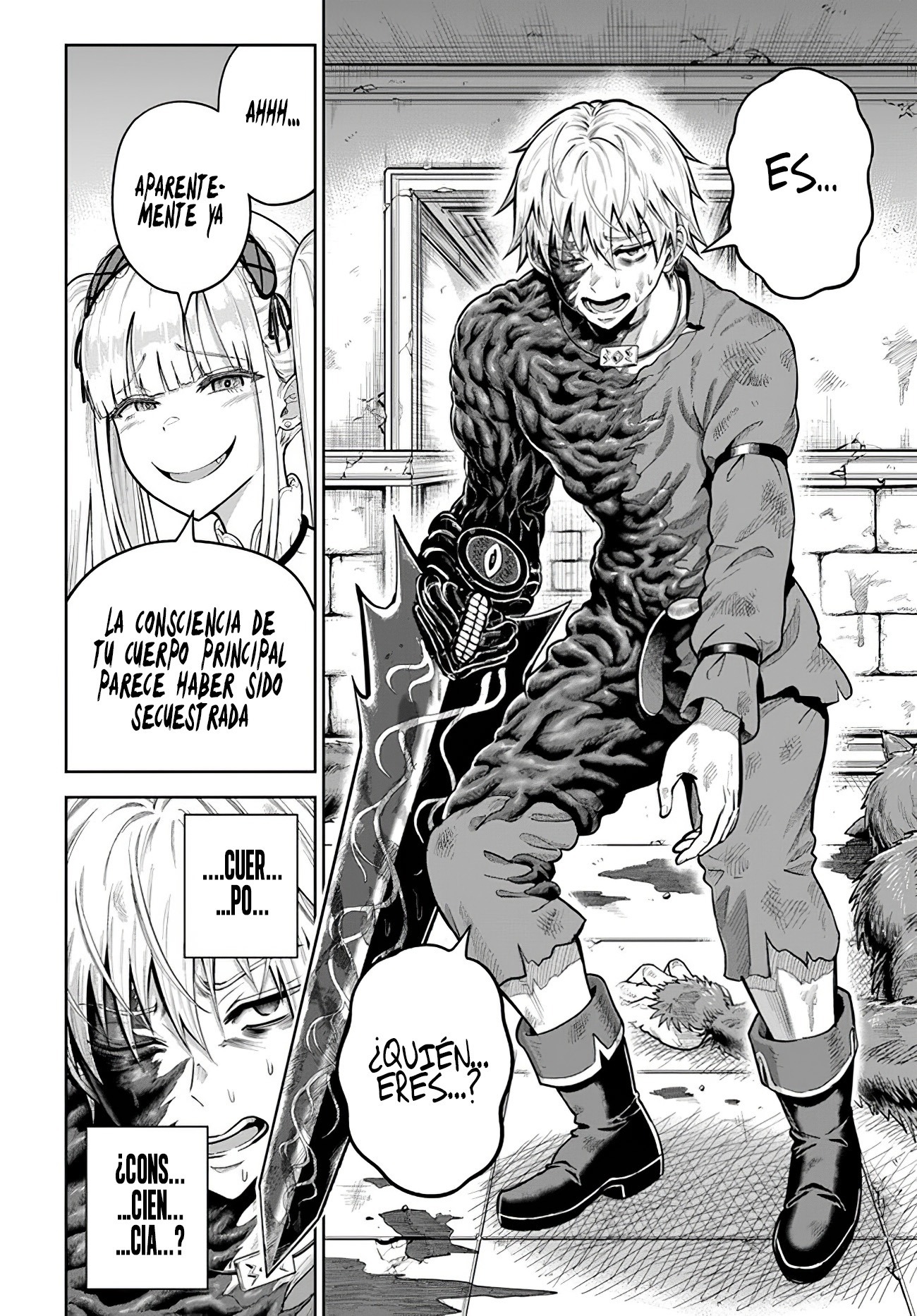 Dungeon ni Hisomu Yandere na Kanojo ni Ore wa Nando mo Korosareru Capítulo 8.2 - Página 10 en español
