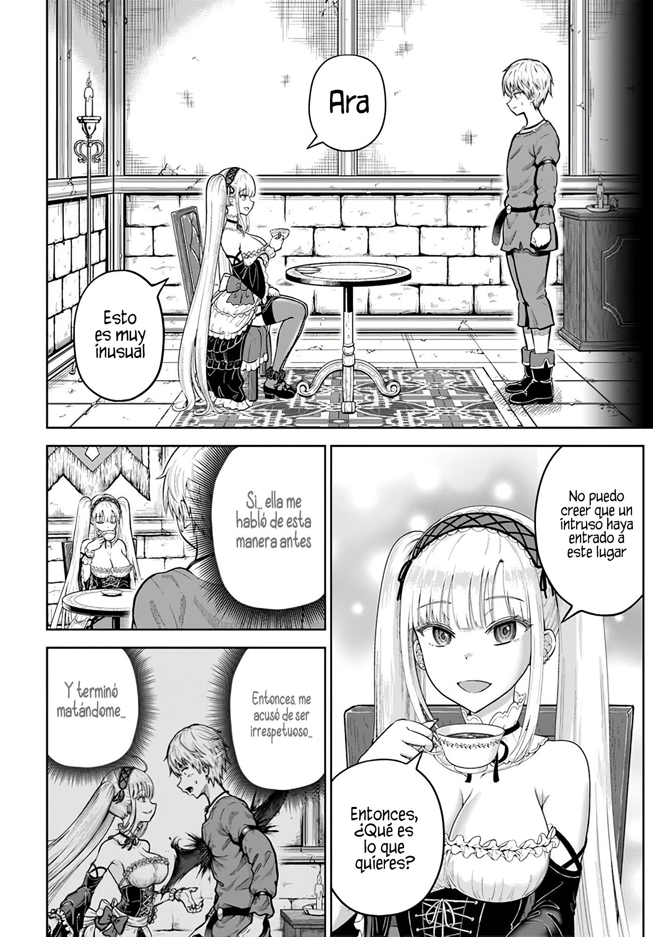 Dungeon ni Hisomu Yandere na Kanojo ni Ore wa Nando mo Korosareru Capítulo 8.2 - Página 16 en español