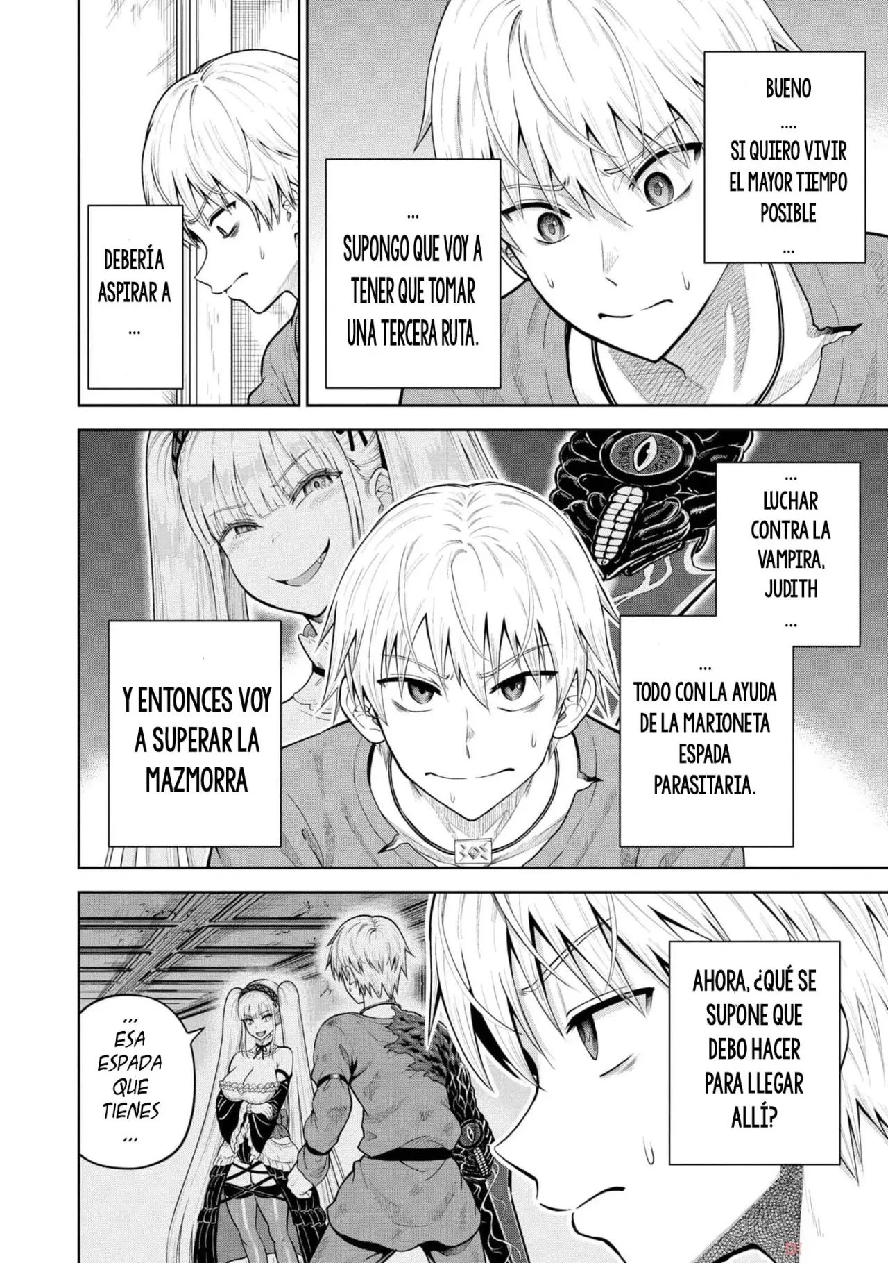 Dungeon ni Hisomu Yandere na Kanojo ni Ore wa Nando mo Korosareru Capítulo 8 - Página 16 en español