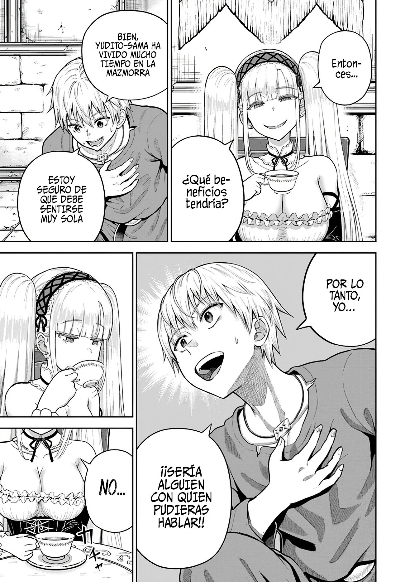 Dungeon ni Hisomu Yandere na Kanojo ni Ore wa Nando mo Korosareru Capítulo 9.1 - Página 10 en español