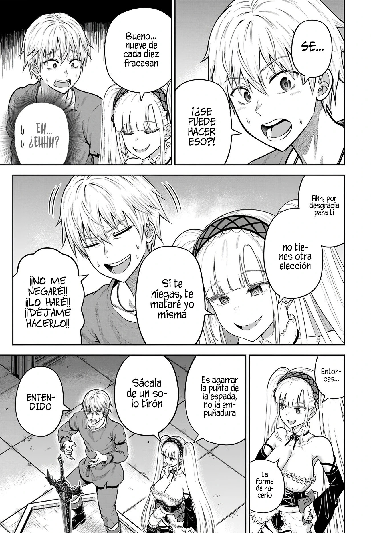 Dungeon ni Hisomu Yandere na Kanojo ni Ore wa Nando mo Korosareru Capítulo 9.2 - Página 9 en español