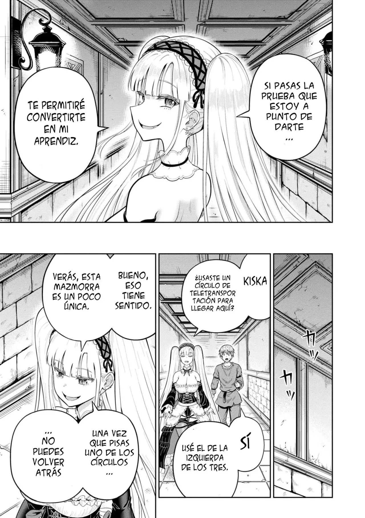Dungeon ni Hisomu Yandere na Kanojo ni Ore wa Nando mo Korosareru Capítulo 9 - Página 20 en español