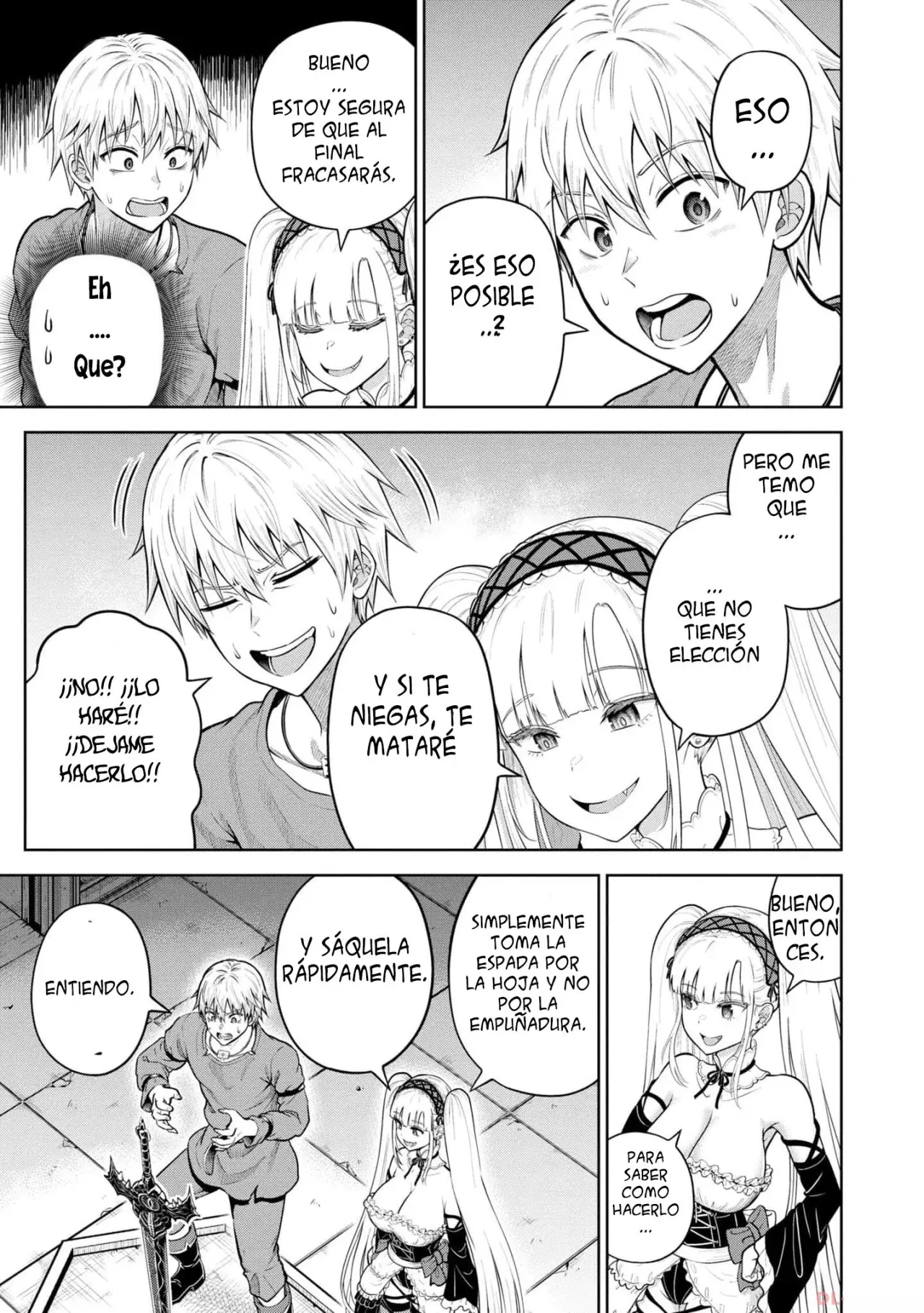 Dungeon ni Hisomu Yandere na Kanojo ni Ore wa Nando mo Korosareru Capítulo 9 - Página 24 en español