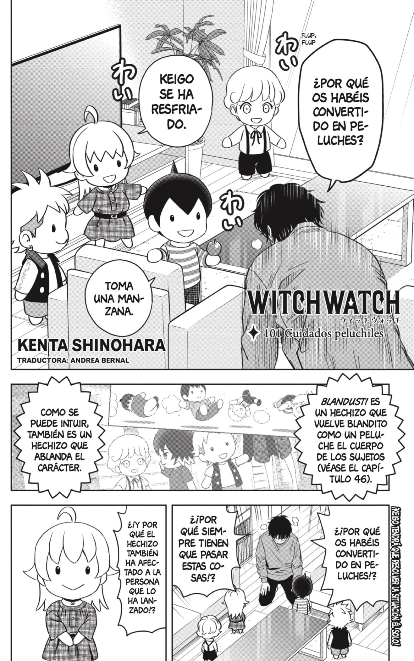 Witch Watch Capítulo 101 - Página 4 en español