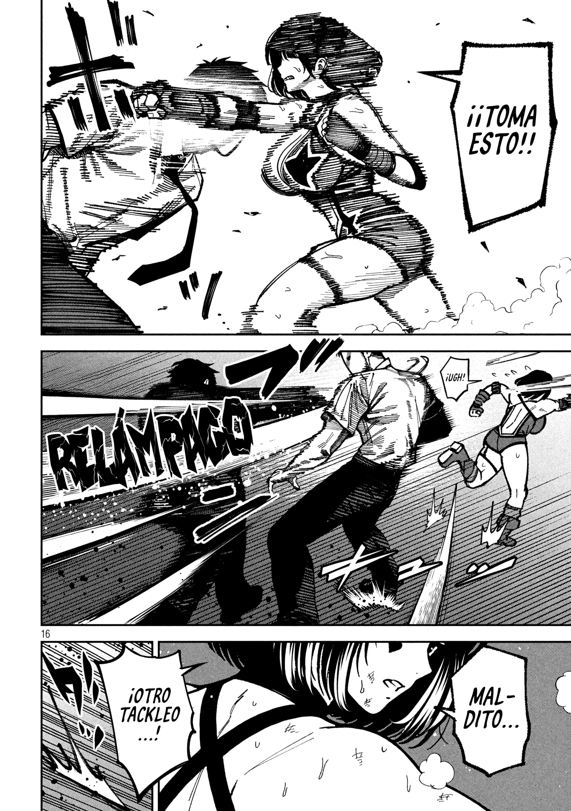 Bouryoku Banzai Capítulo 53 - Página 17 en español