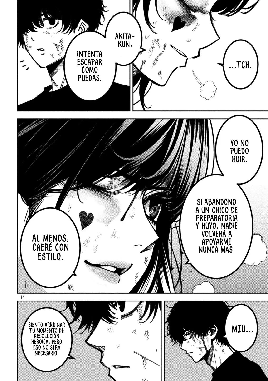 Bouryoku Banzai Capítulo 54 - Página 15 en español