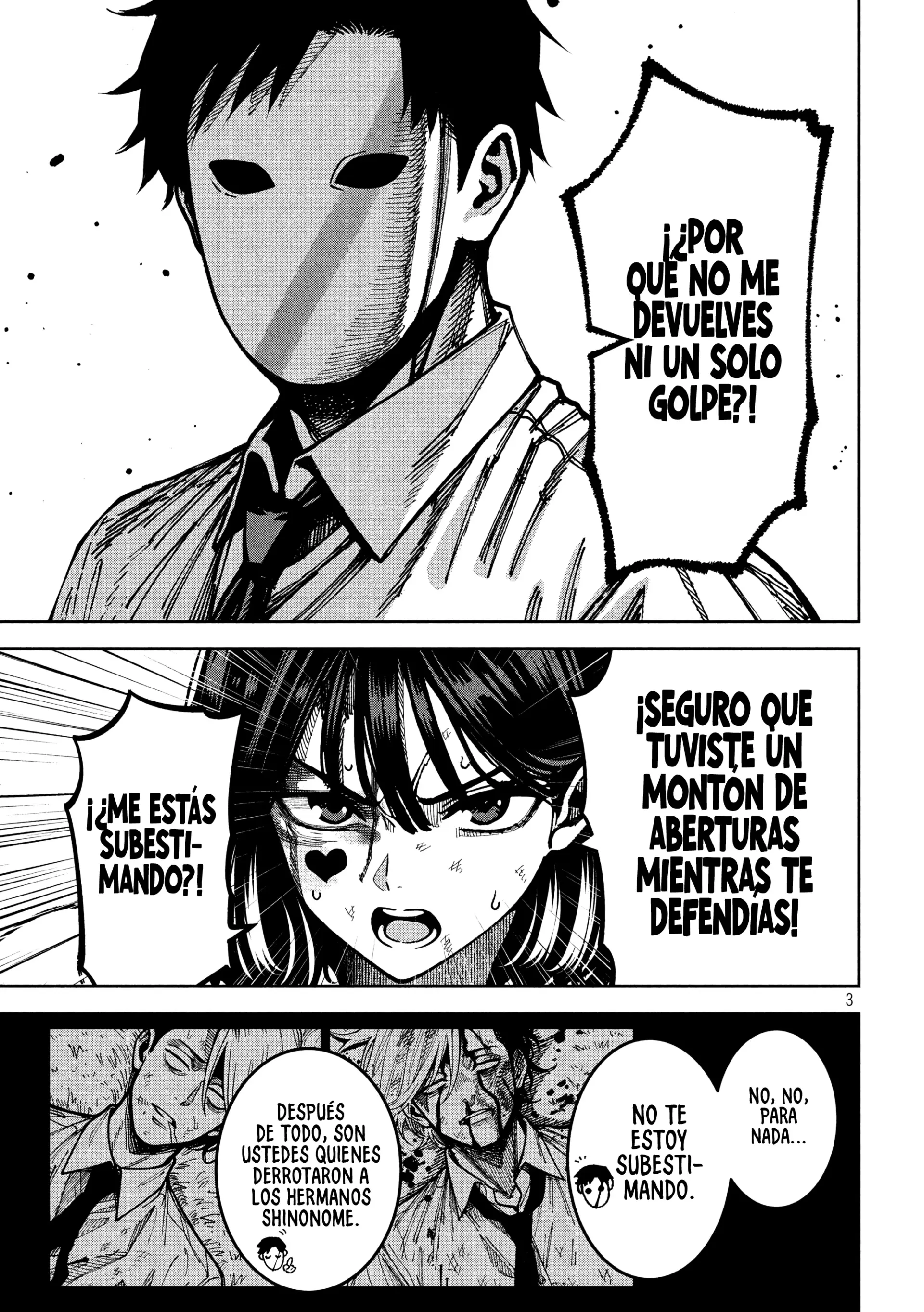Bouryoku Banzai Capítulo 54 - Página 4 en español