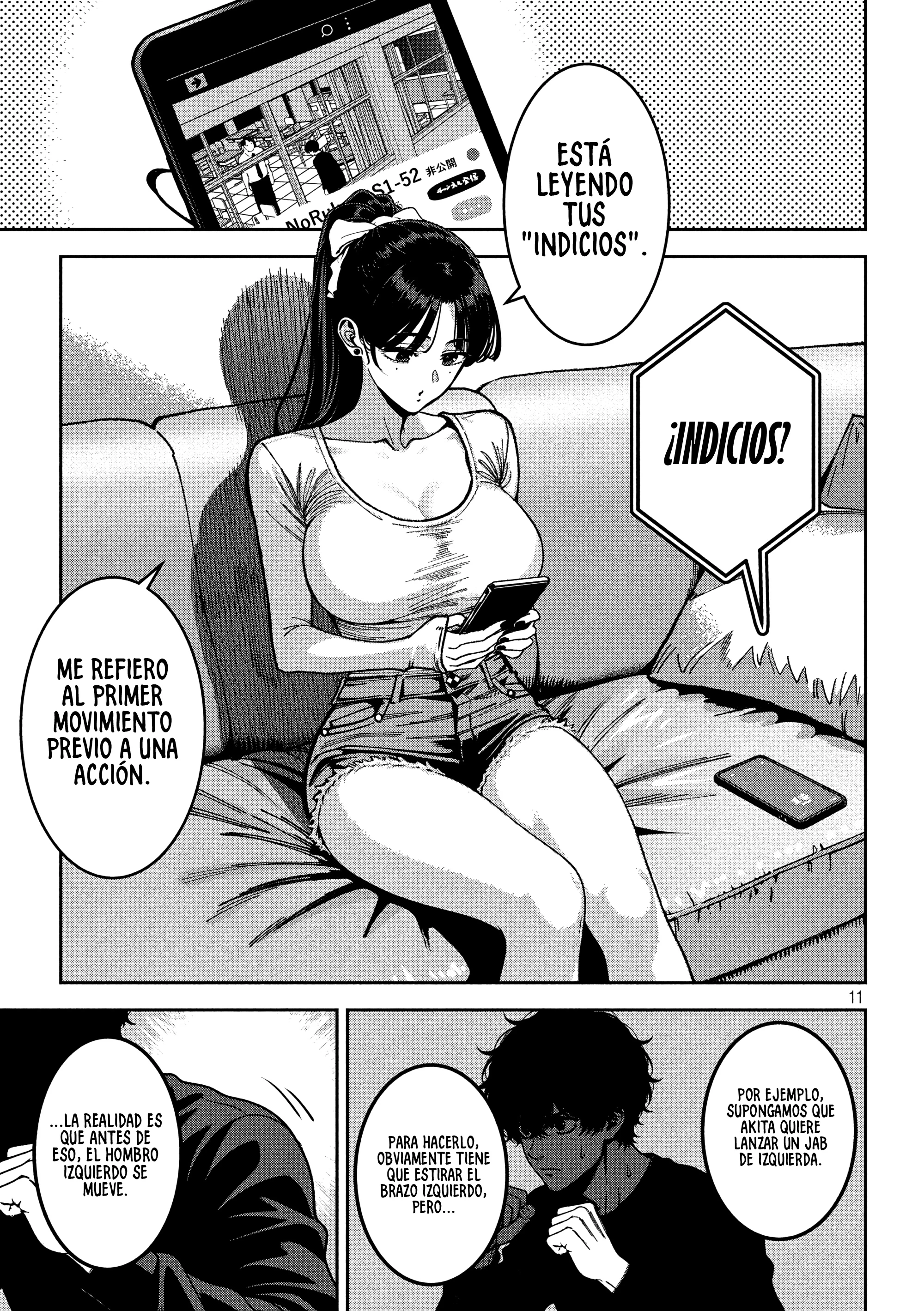 Bouryoku Banzai Capítulo 56 - Página 12 en español