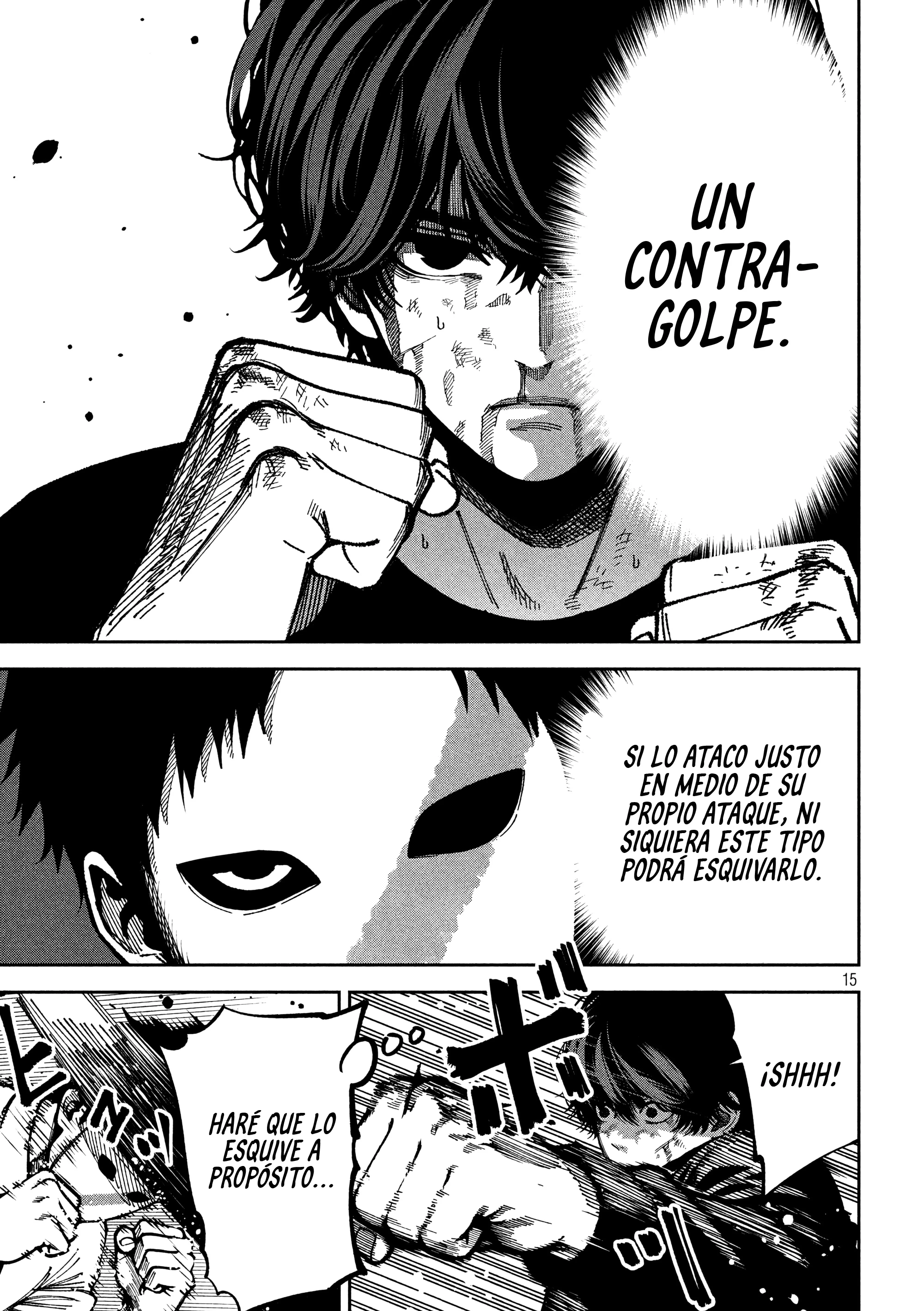 Bouryoku Banzai Capítulo 56 - Página 16 en español