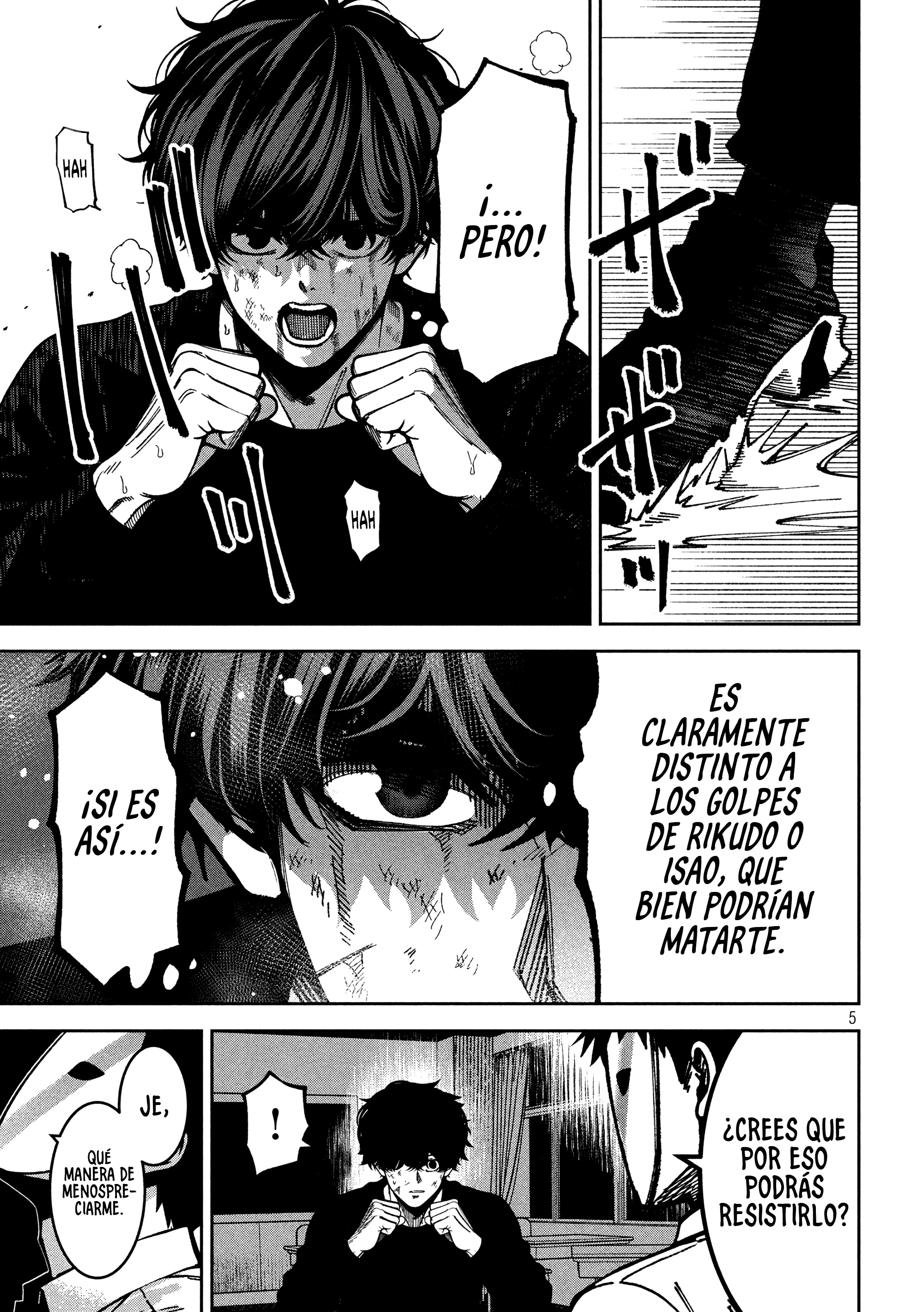 Bouryoku Banzai Capítulo 56 - Página 6 en español