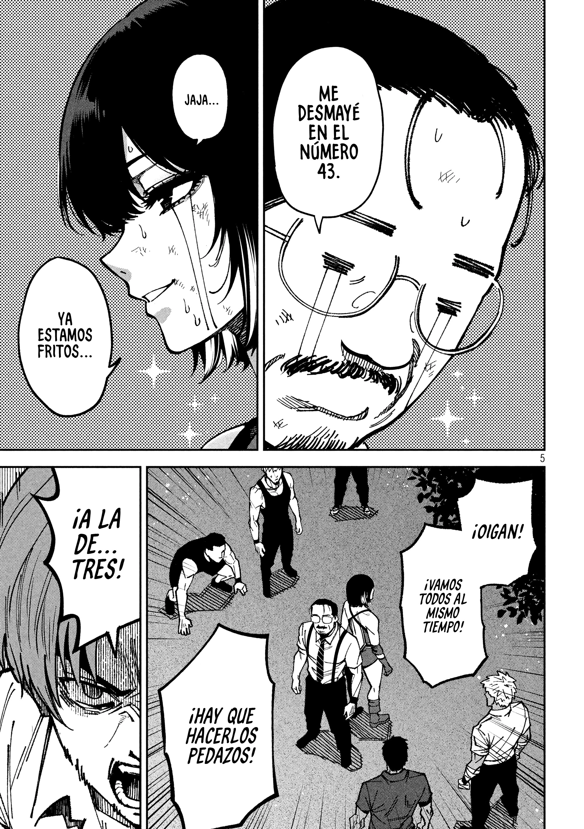 Bouryoku Banzai Capítulo 59 - Página 6 en español