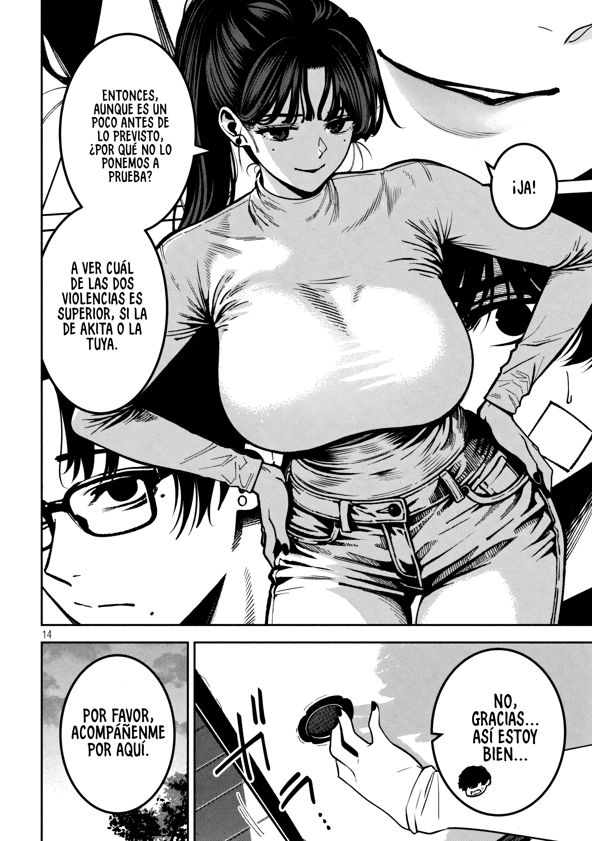 Bouryoku Banzai Capítulo 61 - Página 17 en español