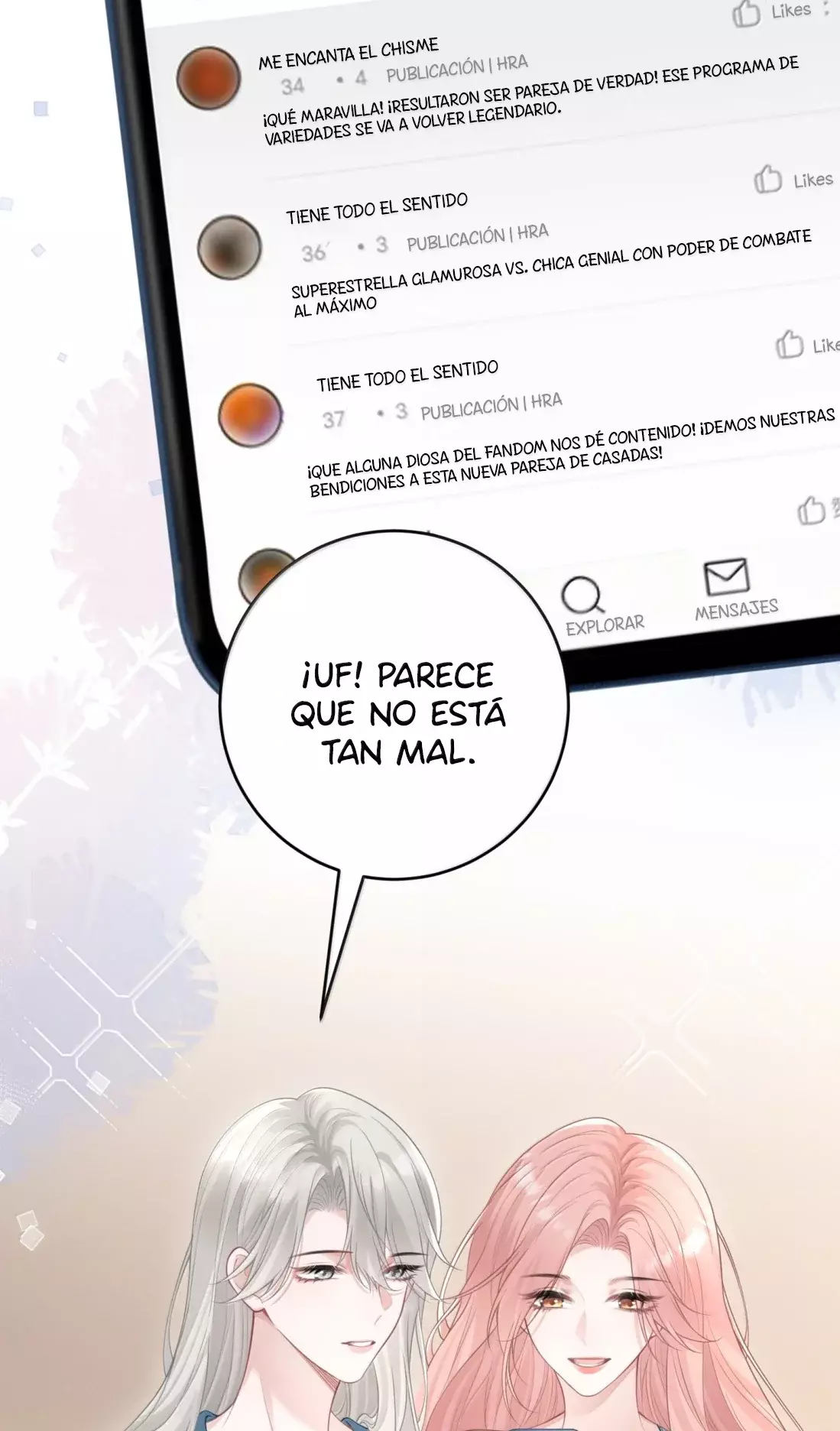 Ella parece estar coqueteando conmigo. Capítulo 103 - Página 4 en español