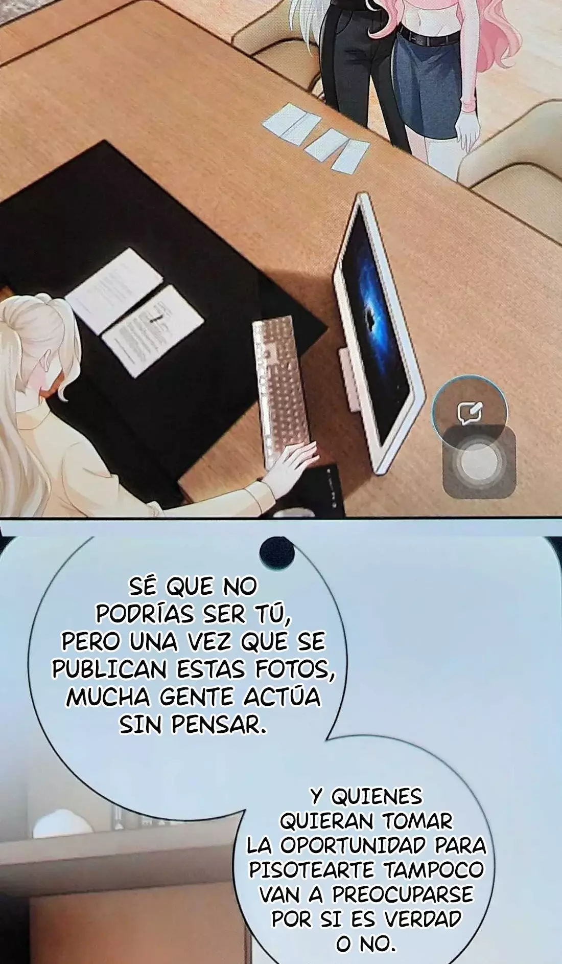 Ella parece estar coqueteando conmigo. Capítulo 108 - Página 5 en español