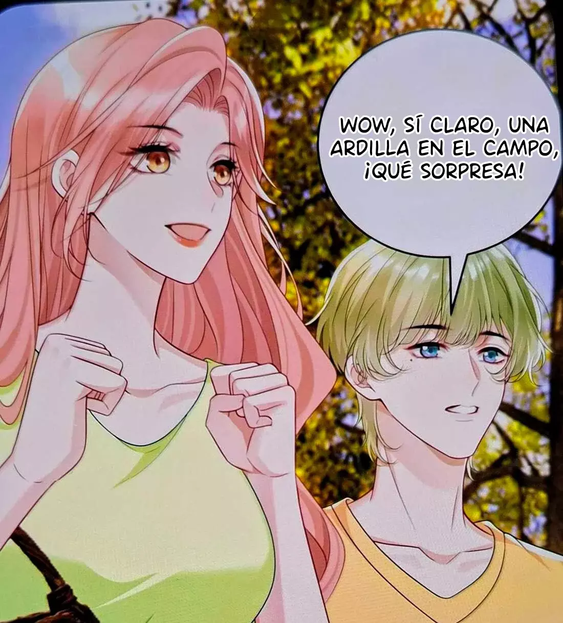 Ella parece estar coqueteando conmigo. Capítulo 90 - Página 34 en español