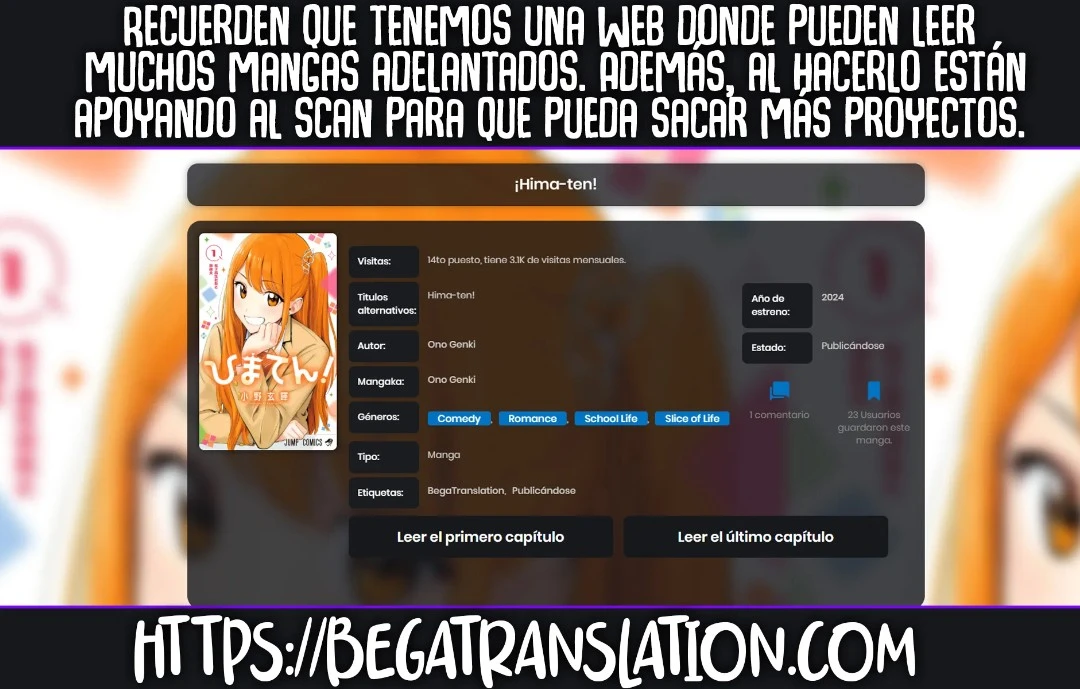 Hima-Ten! Capítulo 66 - Página 3 en español