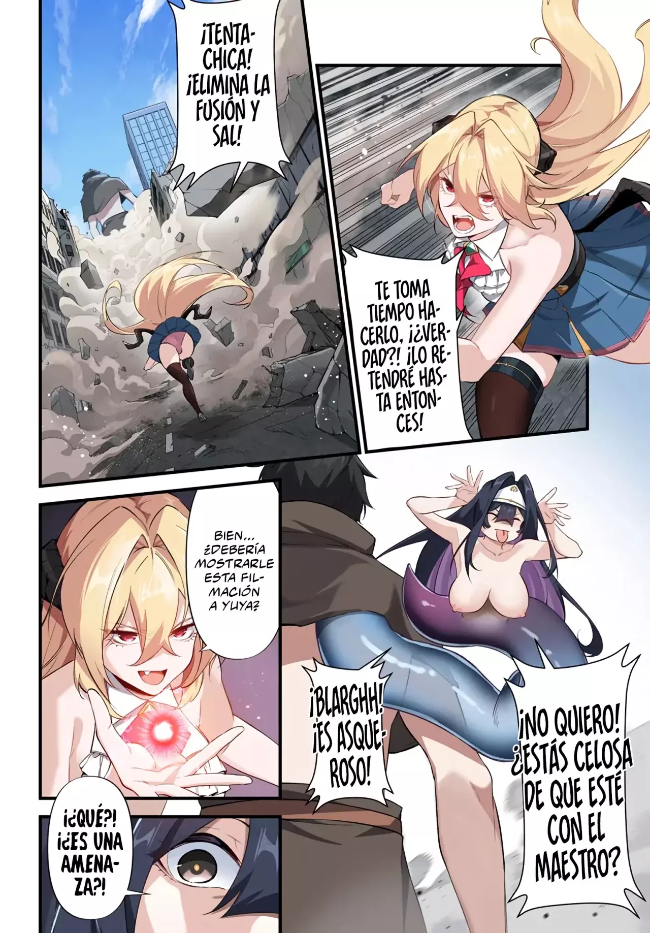 Jashinkankin Harem de Isekai seifuku! Capítulo 6.1 - Página 7 en español