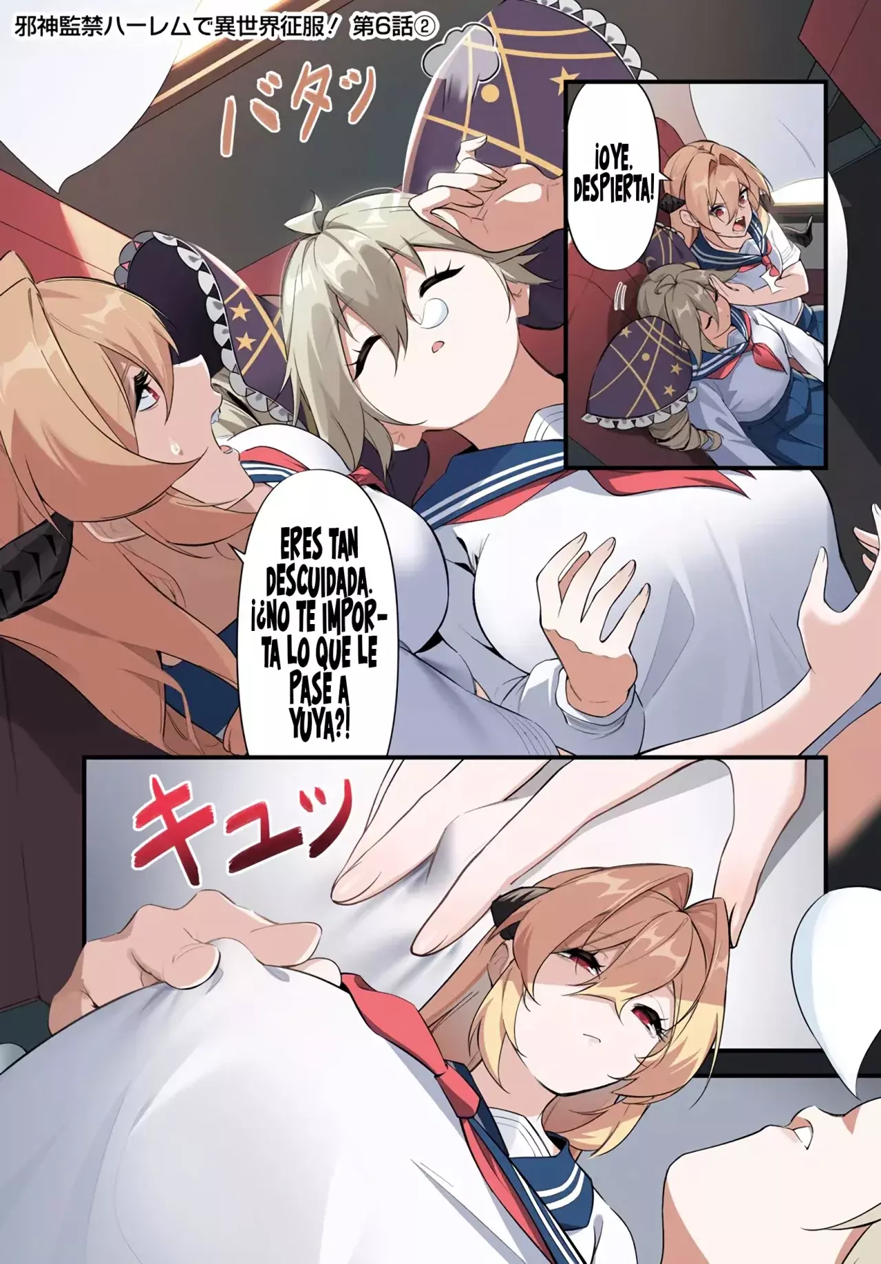 Jashinkankin Harem de Isekai seifuku! Capítulo 6.2 - Página 4 en español