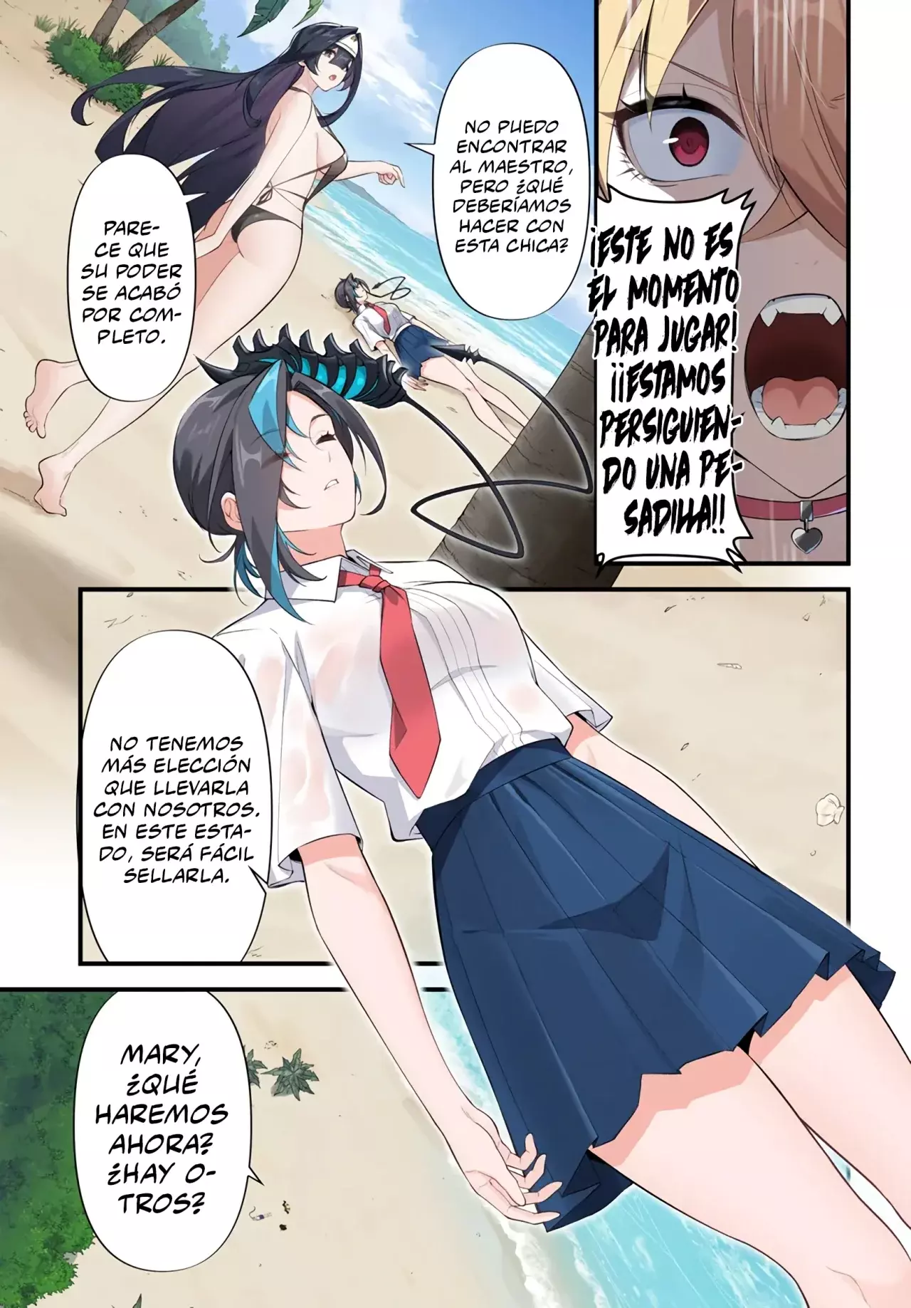 Jashinkankin Harem de Isekai seifuku! Capítulo 6.2 - Página 8 en español