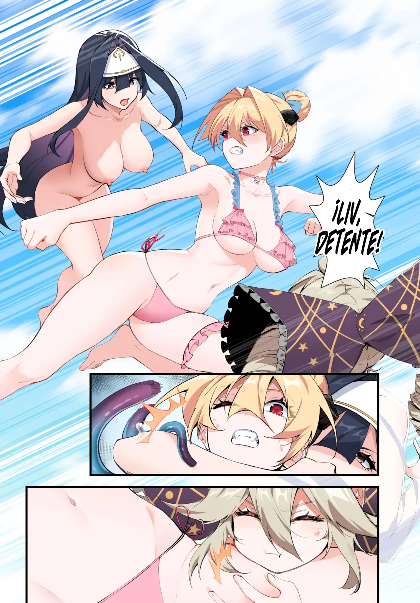 Jashinkankin Harem de Isekai seifuku! Capítulo 7.1 - Página 11 en español
