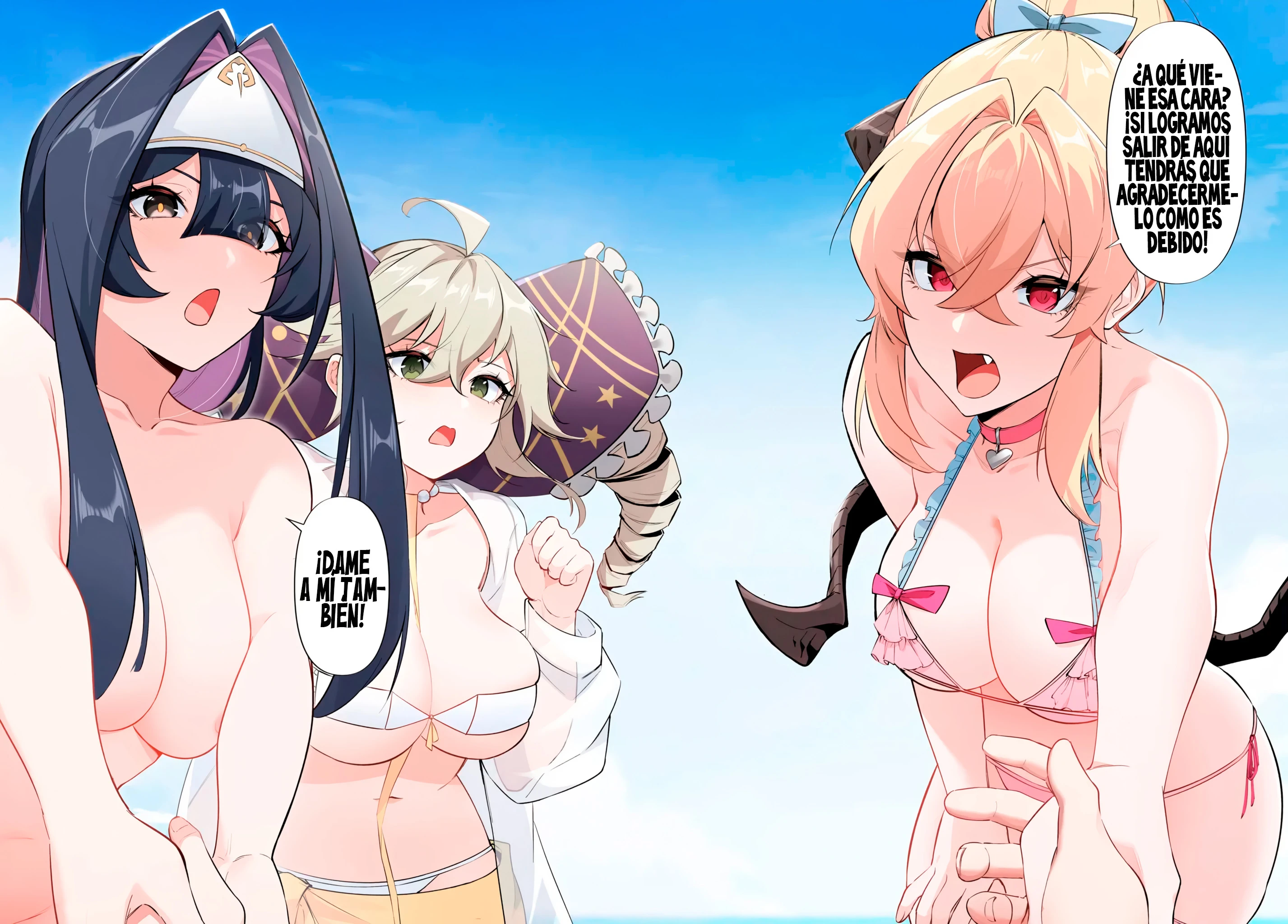 Jashinkankin Harem de Isekai seifuku! Capítulo 7.1 - Página 3 en español