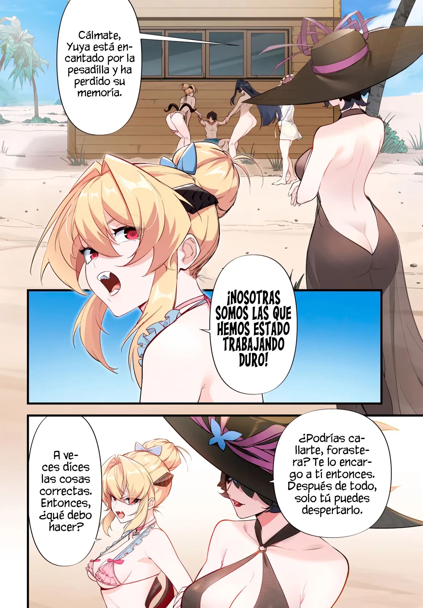 Jashinkankin Harem de Isekai seifuku! Capítulo 7.1 - Página 4 en español