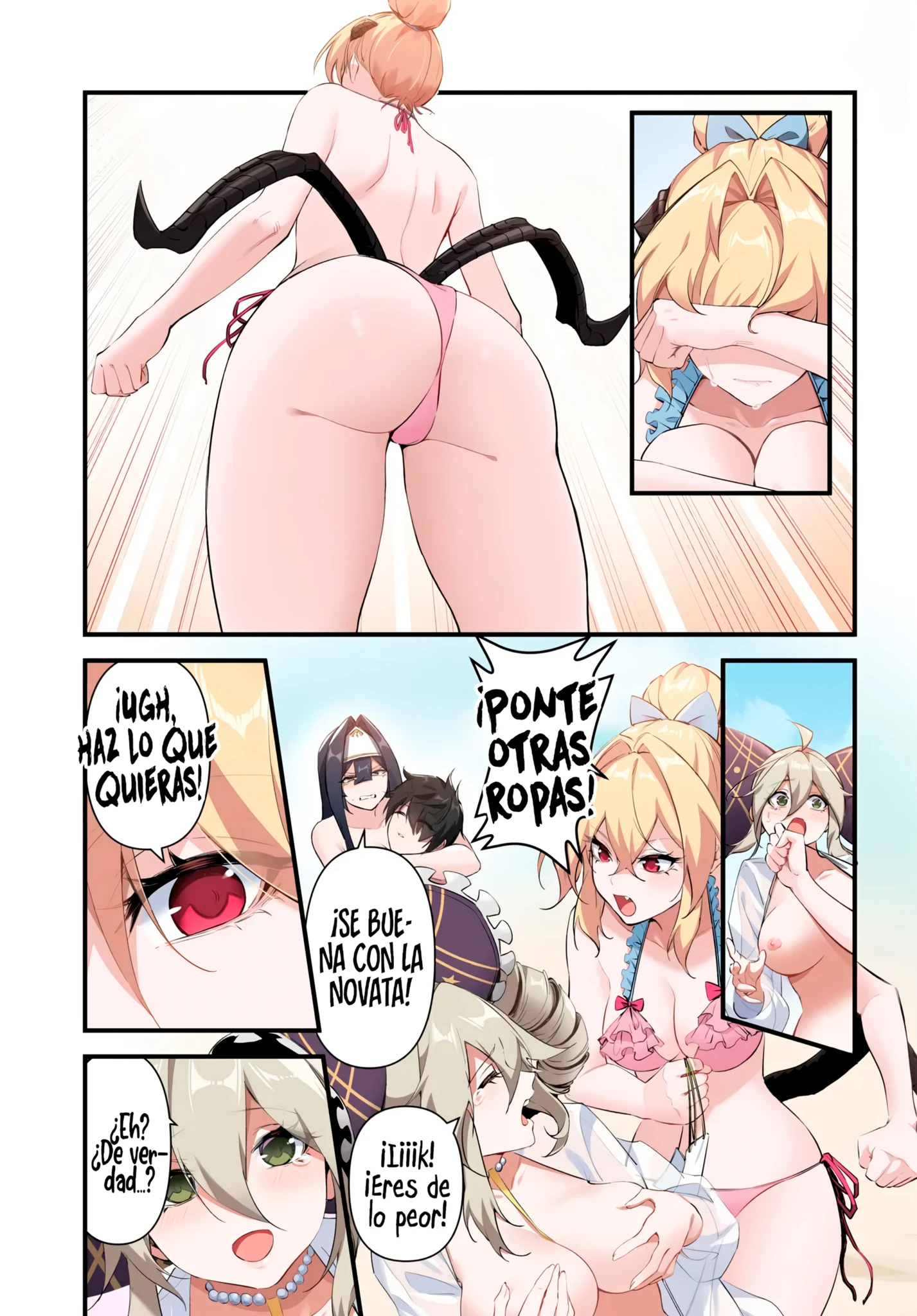 Jashinkankin Harem de Isekai seifuku! Capítulo 7.2 - Página 3 en español