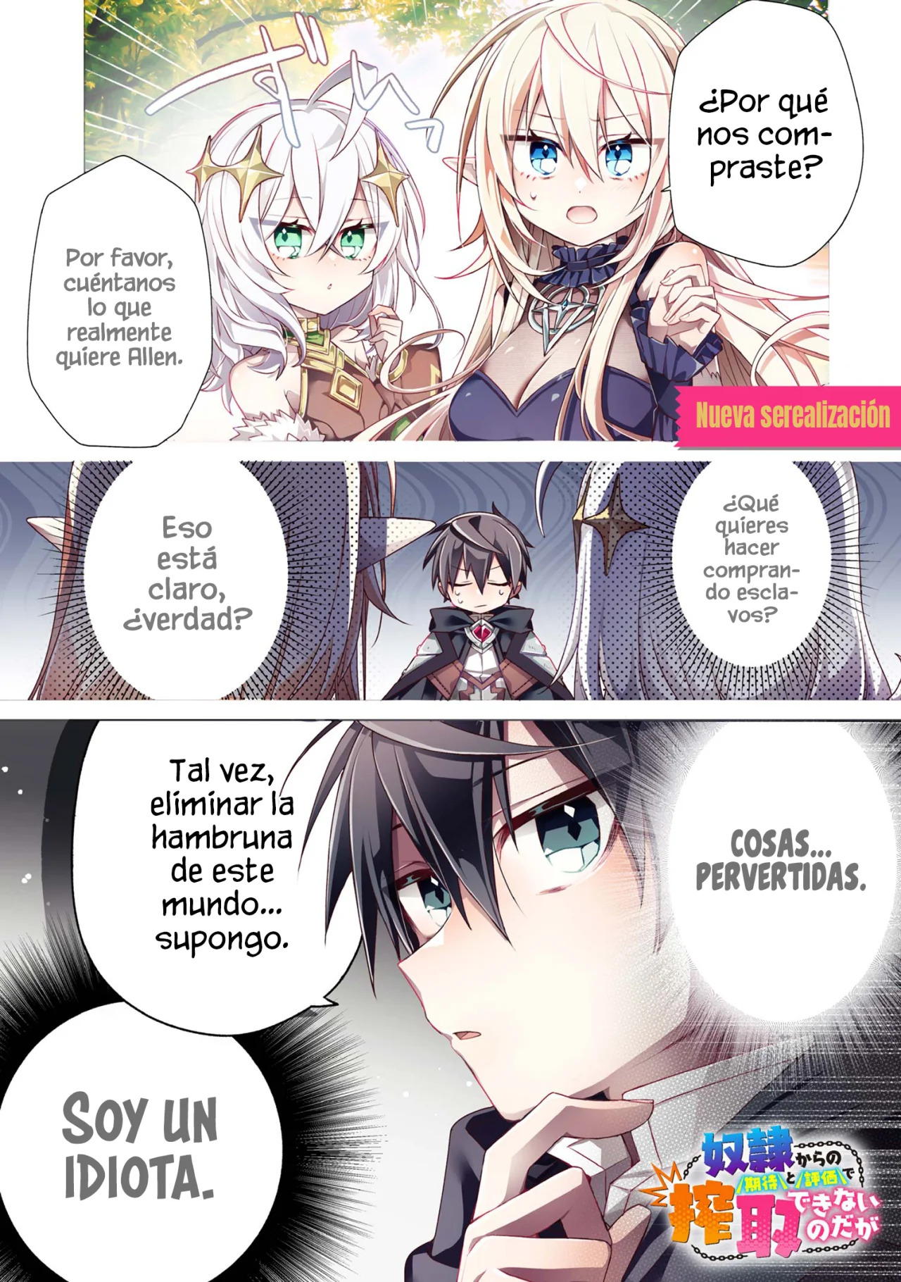 No puedo aprovecharme de mis esclavas por la talentosas que son Capítulo 1 - Página 3 en español