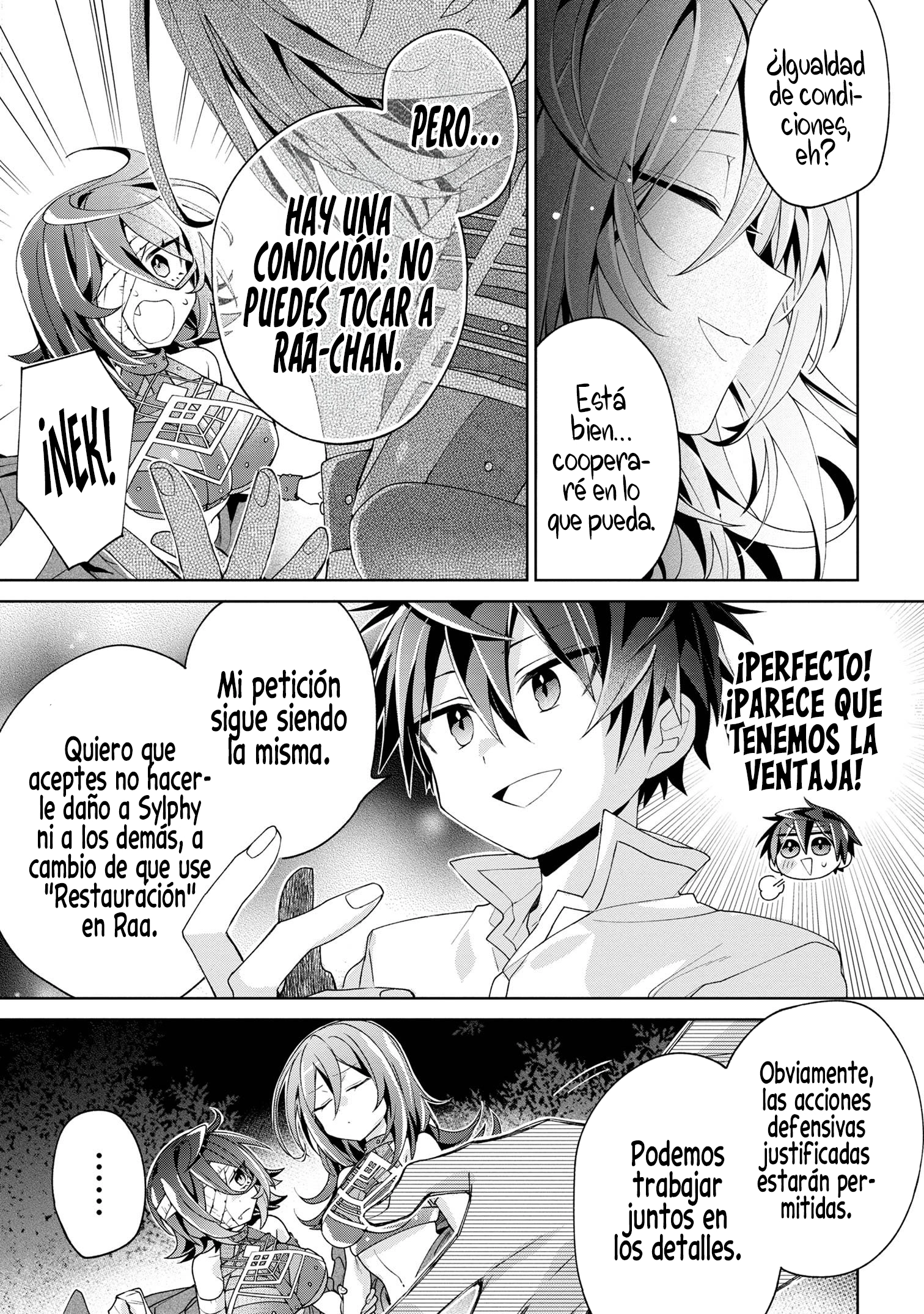 No puedo aprovecharme de mis esclavas por la talentosas que son Capítulo 10 - Página 18 en español