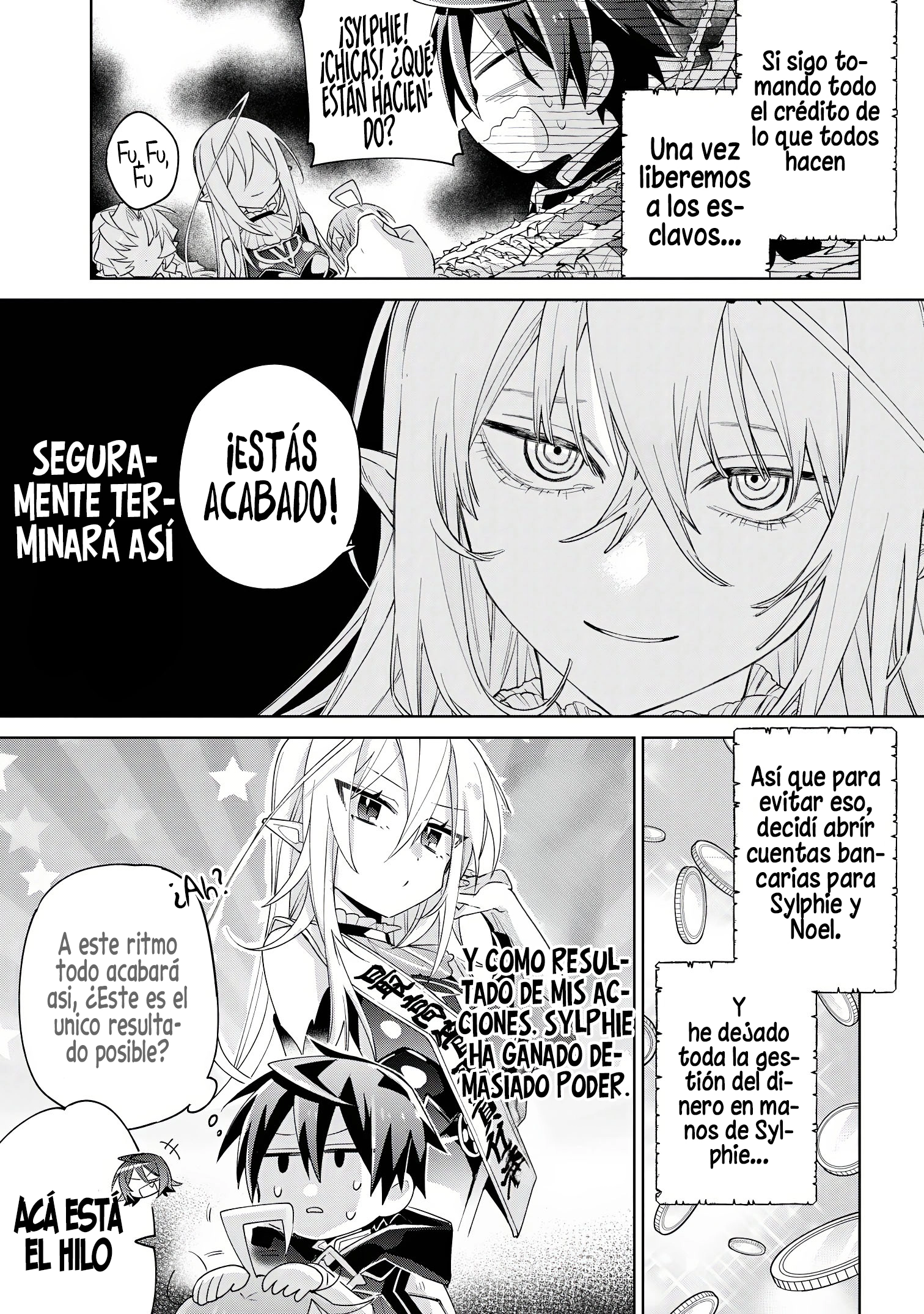 No puedo aprovecharme de mis esclavas por la talentosas que son Capítulo 12 - Página 17 en español