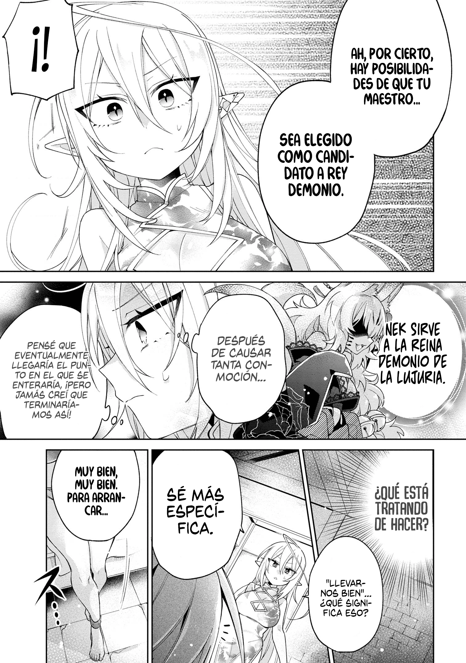 No puedo aprovecharme de mis esclavas por la talentosas que son Capítulo 13 - Página 5 en español