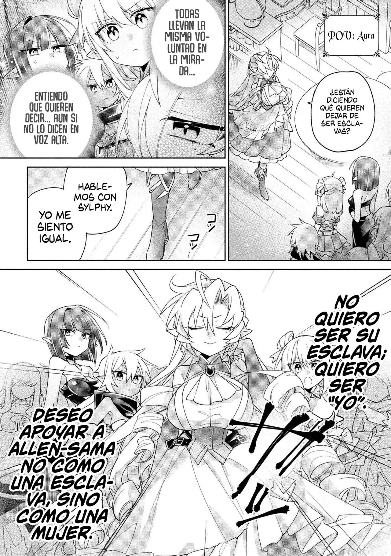 No puedo aprovecharme de mis esclavas por la talentosas que son Capítulo 17 - Página 12 en español