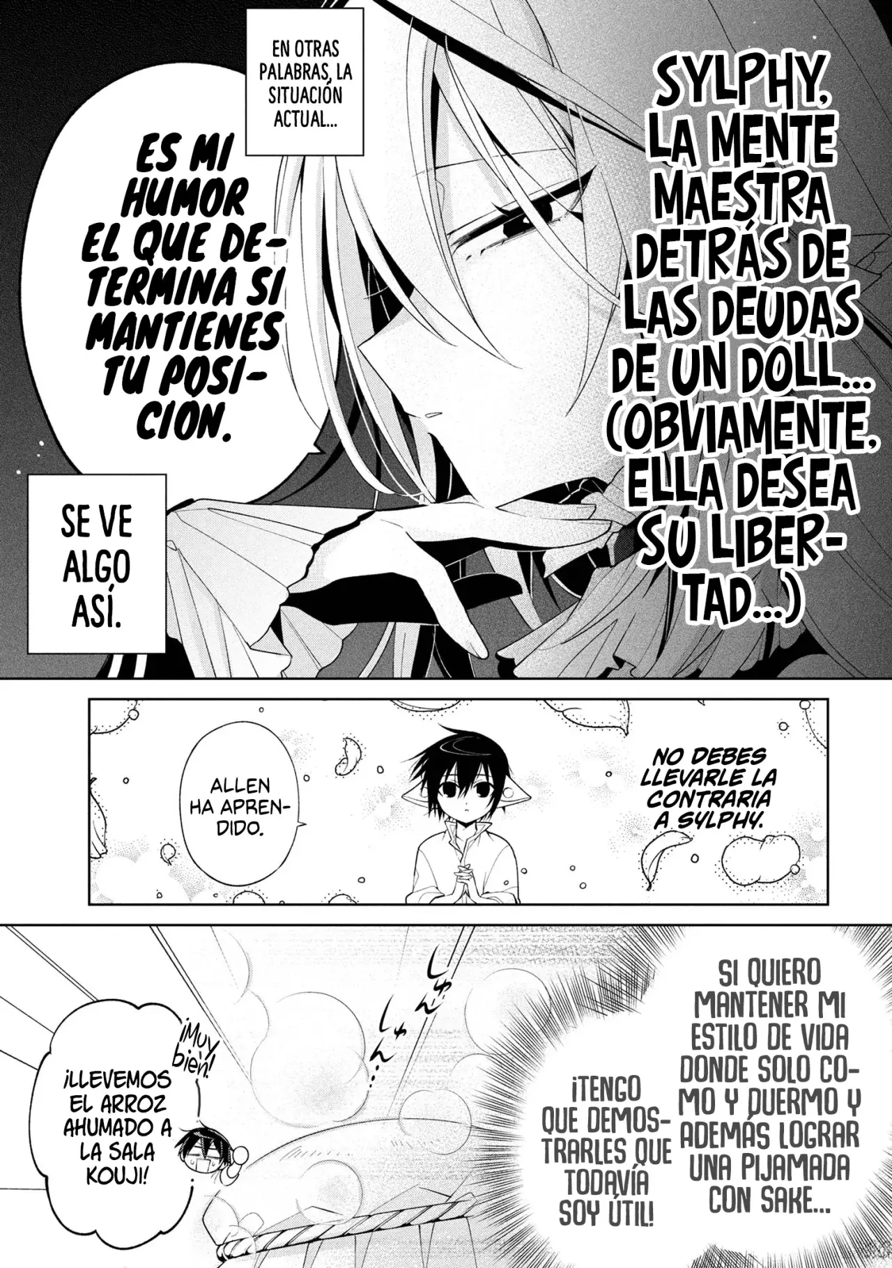 No puedo aprovecharme de mis esclavas por la talentosas que son Capítulo 18 - Página 15 en español