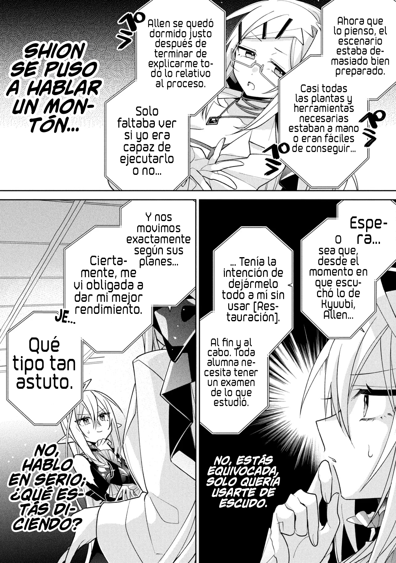 No puedo aprovecharme de mis esclavas por la talentosas que son Capítulo 23 - Página 30 en español