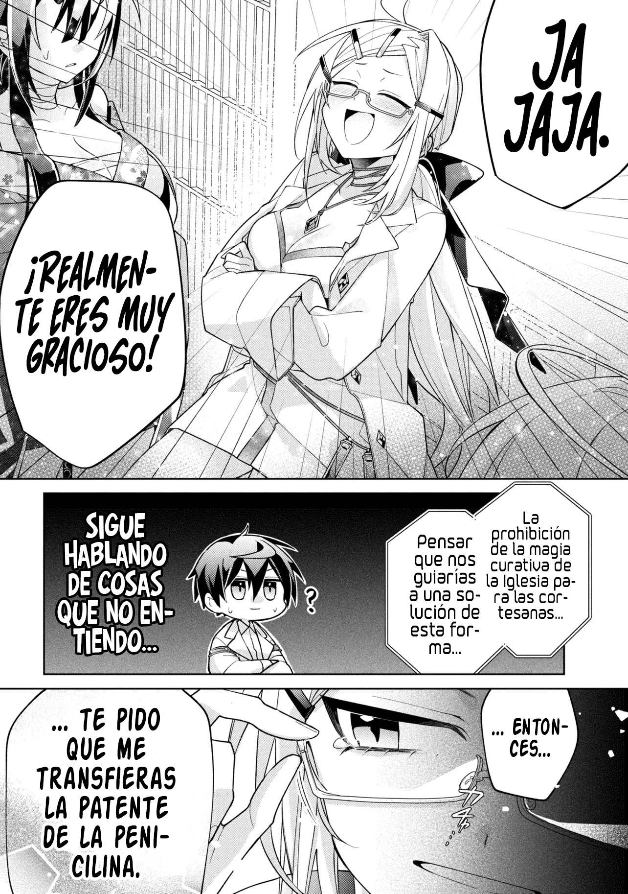 No puedo aprovecharme de mis esclavas por la talentosas que son Capítulo 23 - Página 32 en español