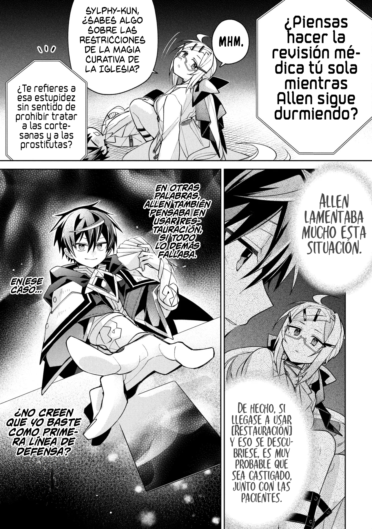 No puedo aprovecharme de mis esclavas por la talentosas que son Capítulo 23 - Página 7 en español