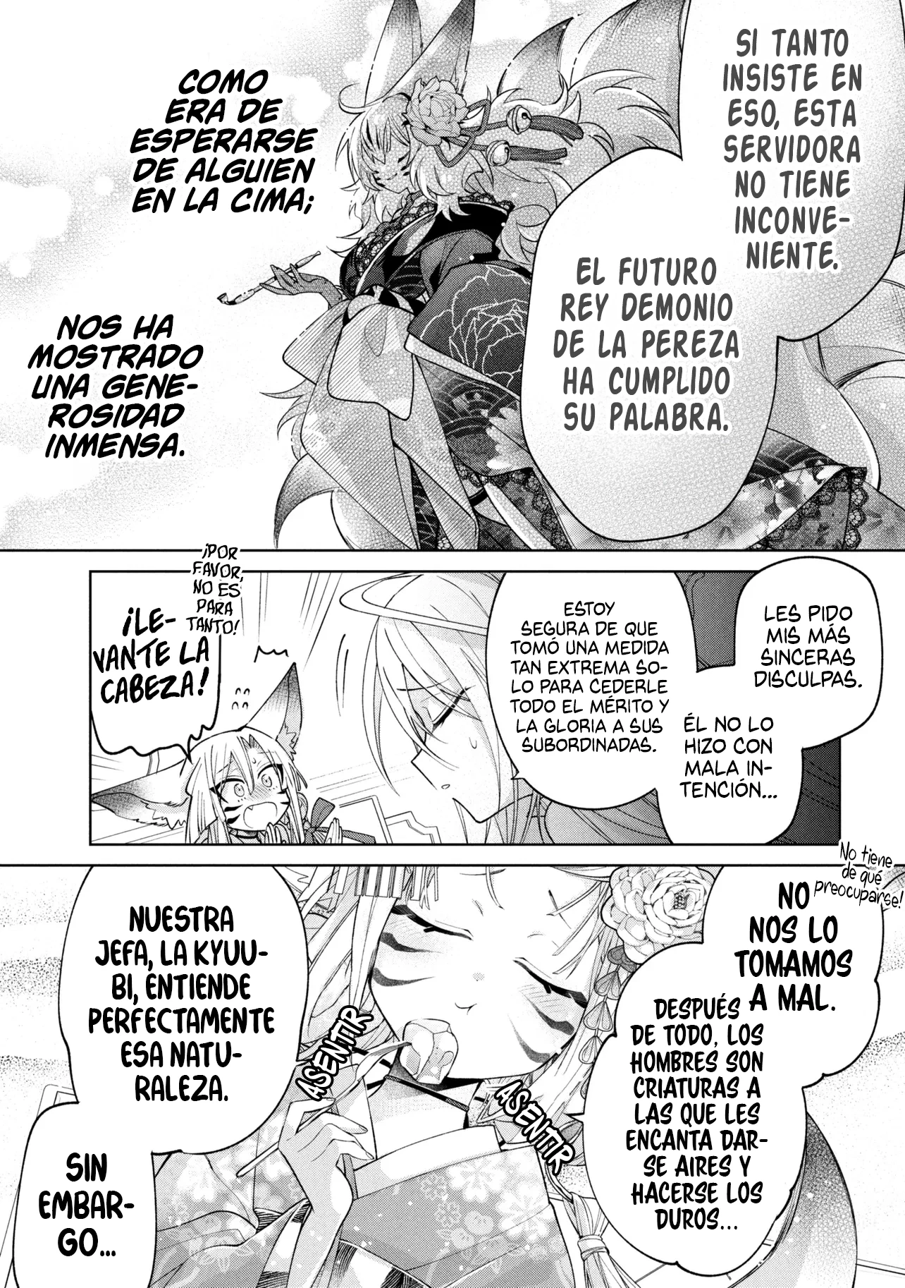 No puedo aprovecharme de mis esclavas por la talentosas que son Capítulo 24 - Página 18 en español